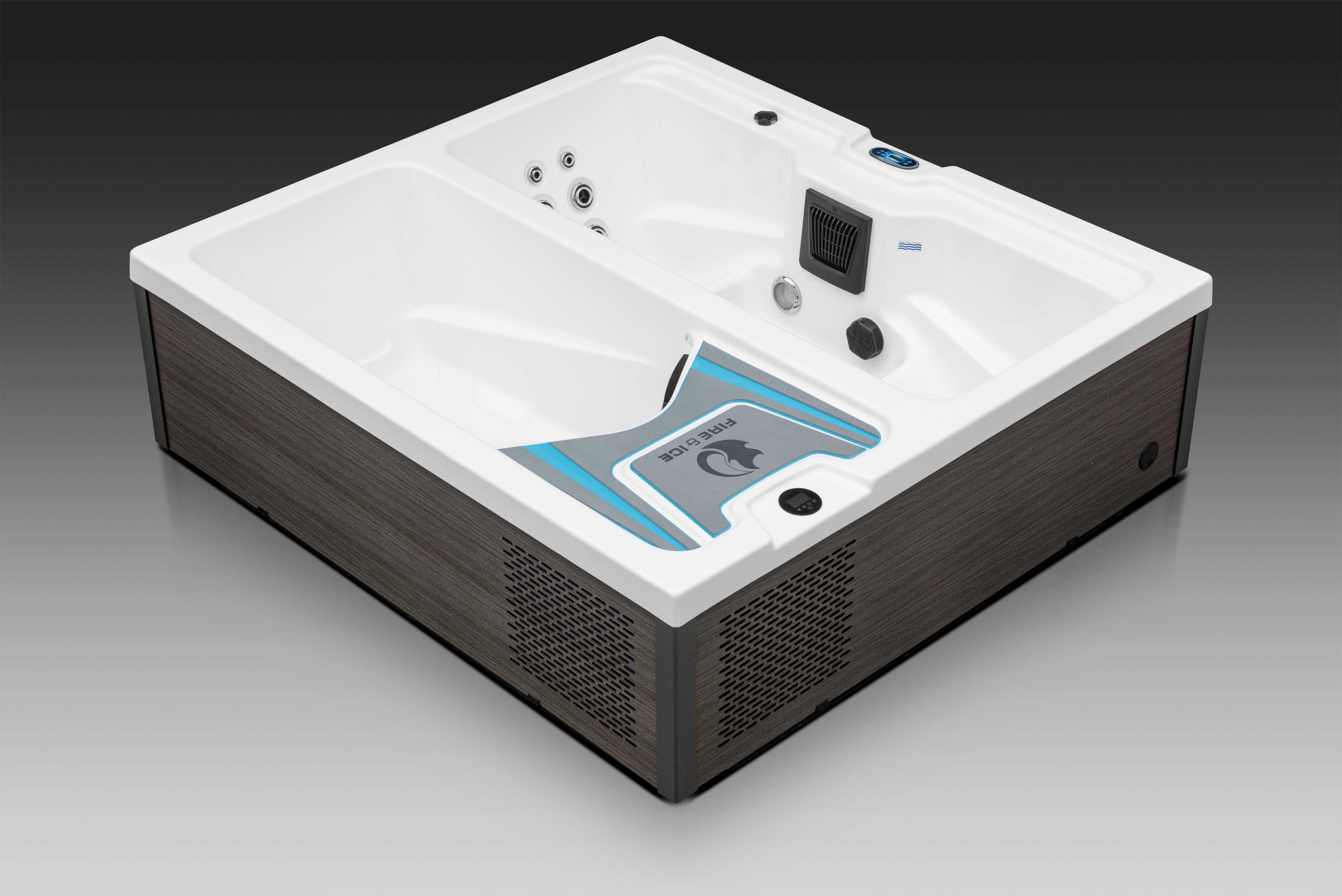 Icelandic Fire & Ice Hatteras Grey Hot Tub