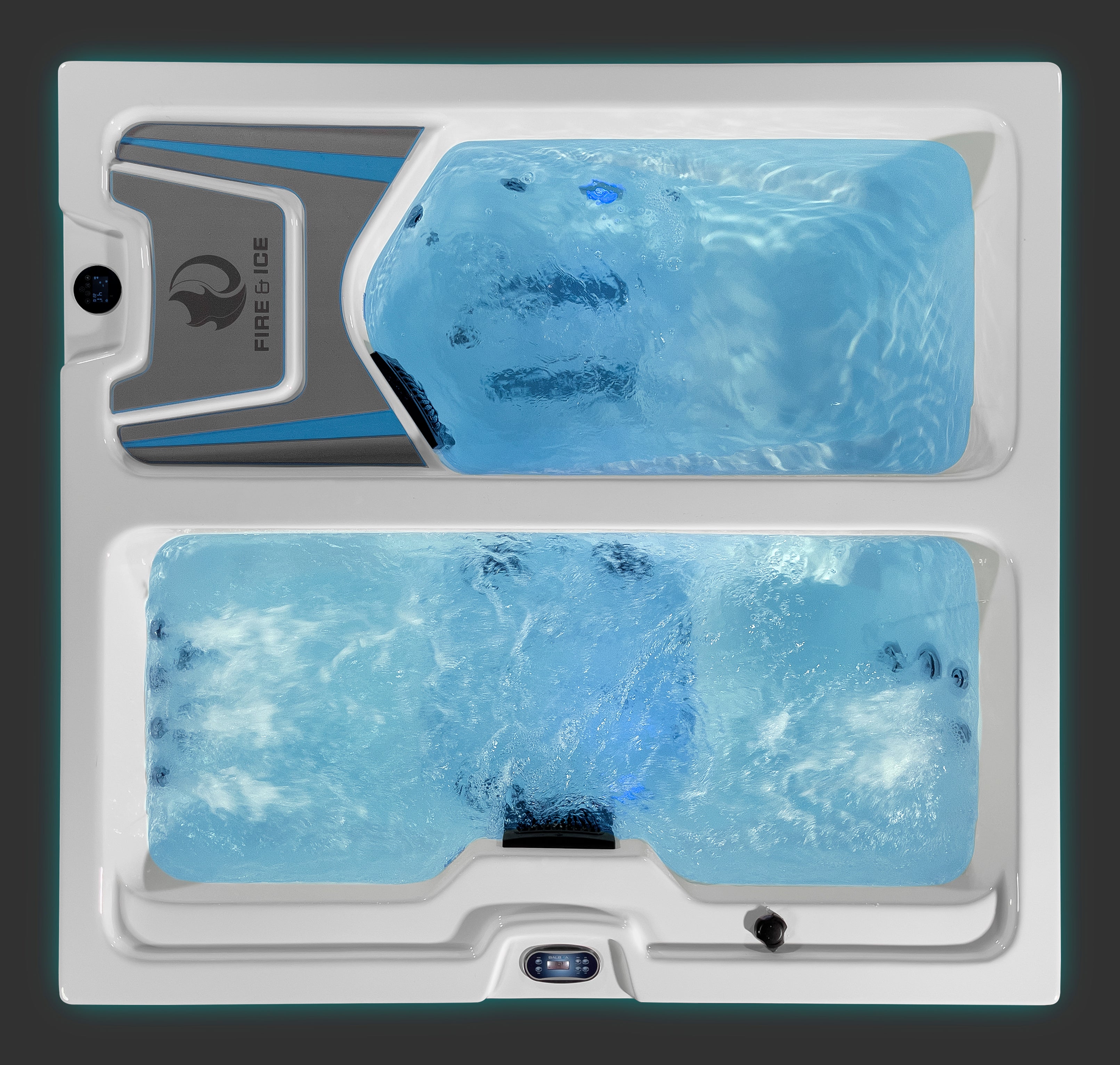 Icelandic Fire & Ice Hatteras Grey Hot Tub