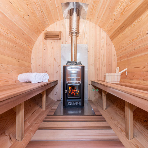 Dundalk LeisureCraft Canadian Timber Tranquility 4-5 Person Barrel Sauna CTC2345