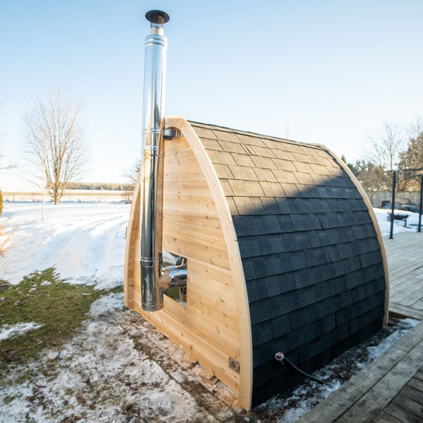 Dundalk LeisureCraft Clear Cedar Mini POD 2-4 Person Sauna
