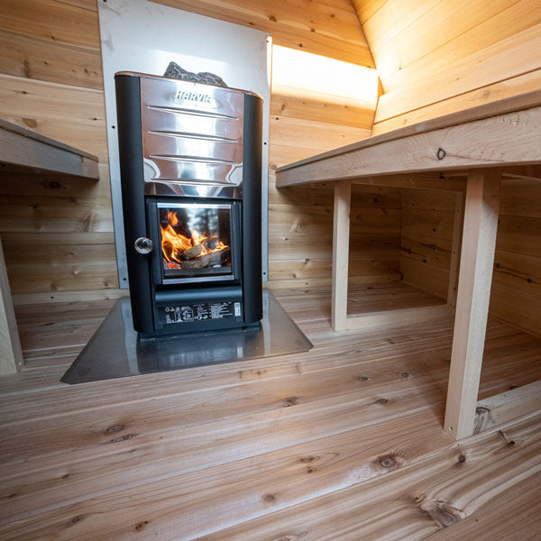 Dundalk LeisureCraft Clear Cedar Mini POD 2-4 Person Sauna
