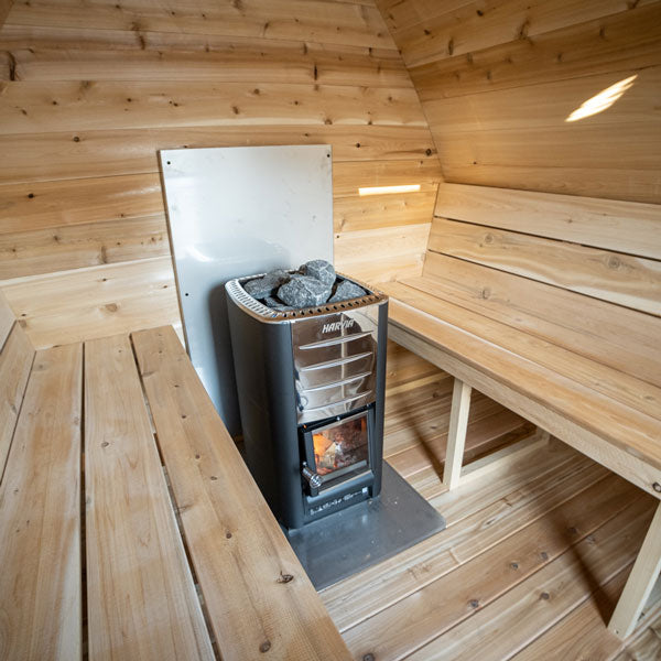 Dundalk LeisureCraft Clear Cedar Mini POD 2-4 Person Sauna