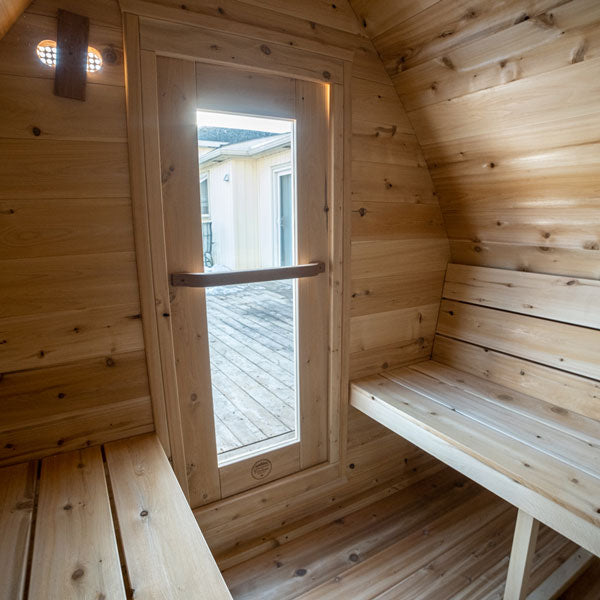 Dundalk LeisureCraft Clear Cedar Mini POD 2-4 Person Sauna
