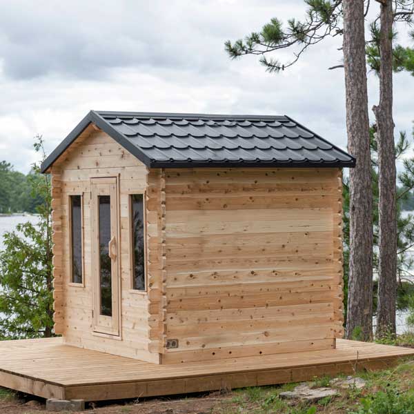 Dundalk Leisure Canadian Timber Georgian Cabin Sauna CTC88E