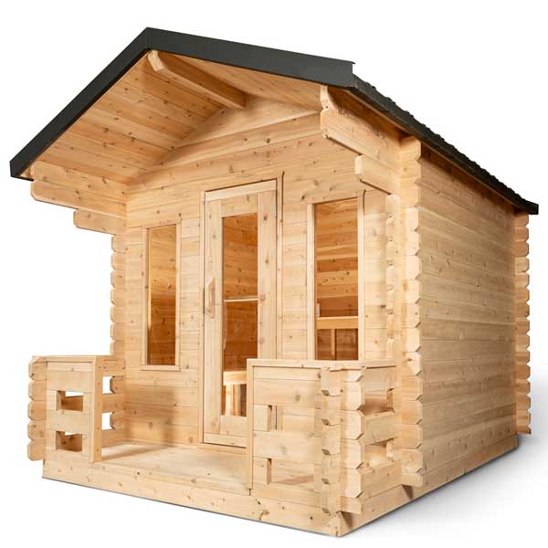 Dundalk Leisure Georgian Cabin Sauna with Porch CTC88PE