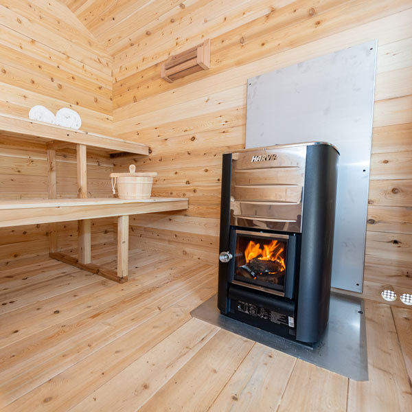 Dundalk Leisure Georgian Cabin Sauna with Porch CTC88PE