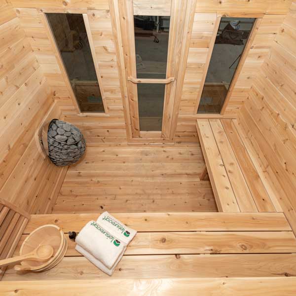 Dundalk Leisure Georgian Cabin Sauna with Porch CTC88PE