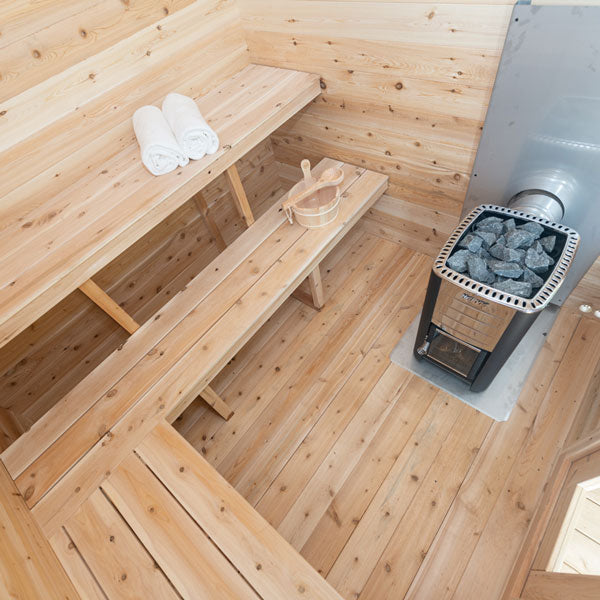 Dundalk Leisure Georgian Cabin Sauna with Porch CTC88PE