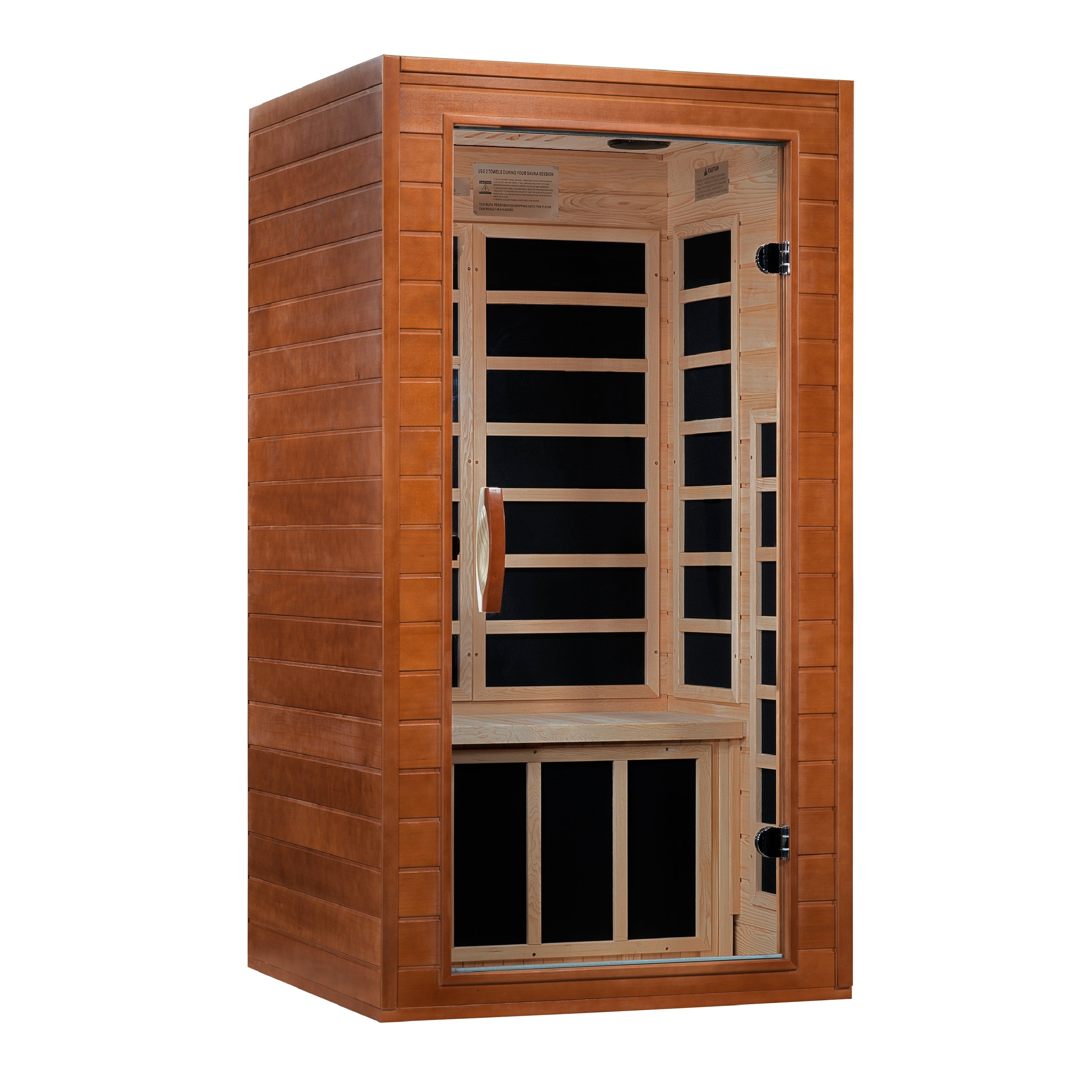 Golden Designs Dynamic Avila 1-2 Person Low EMF FAR IR Sauna (DYN-6103-01)