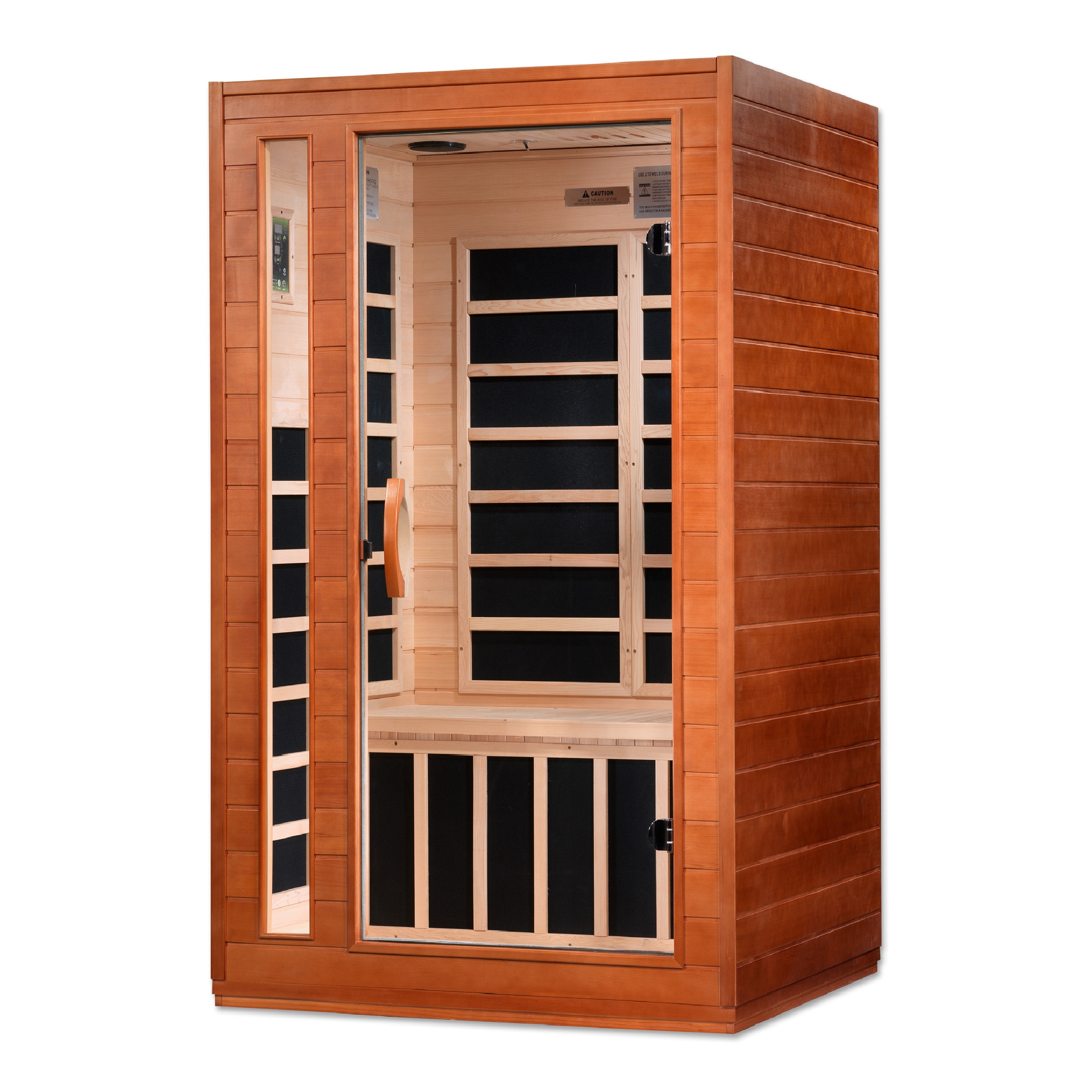 Golden Designs Dynamic "Cardoba" 2 Person Ultra Low EMF FAR IR Sauna (DYN-6203-01 Elite)