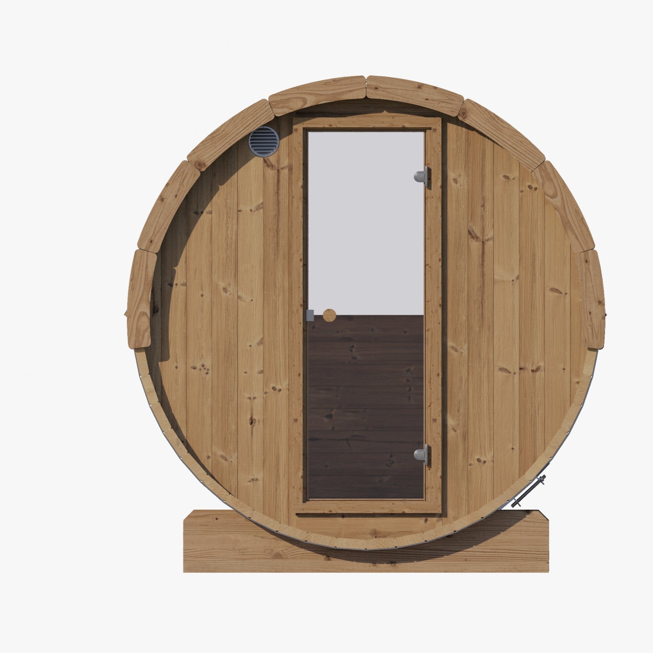 SaunaLife Model E6W 3 Person Sauna Barrel - Window
