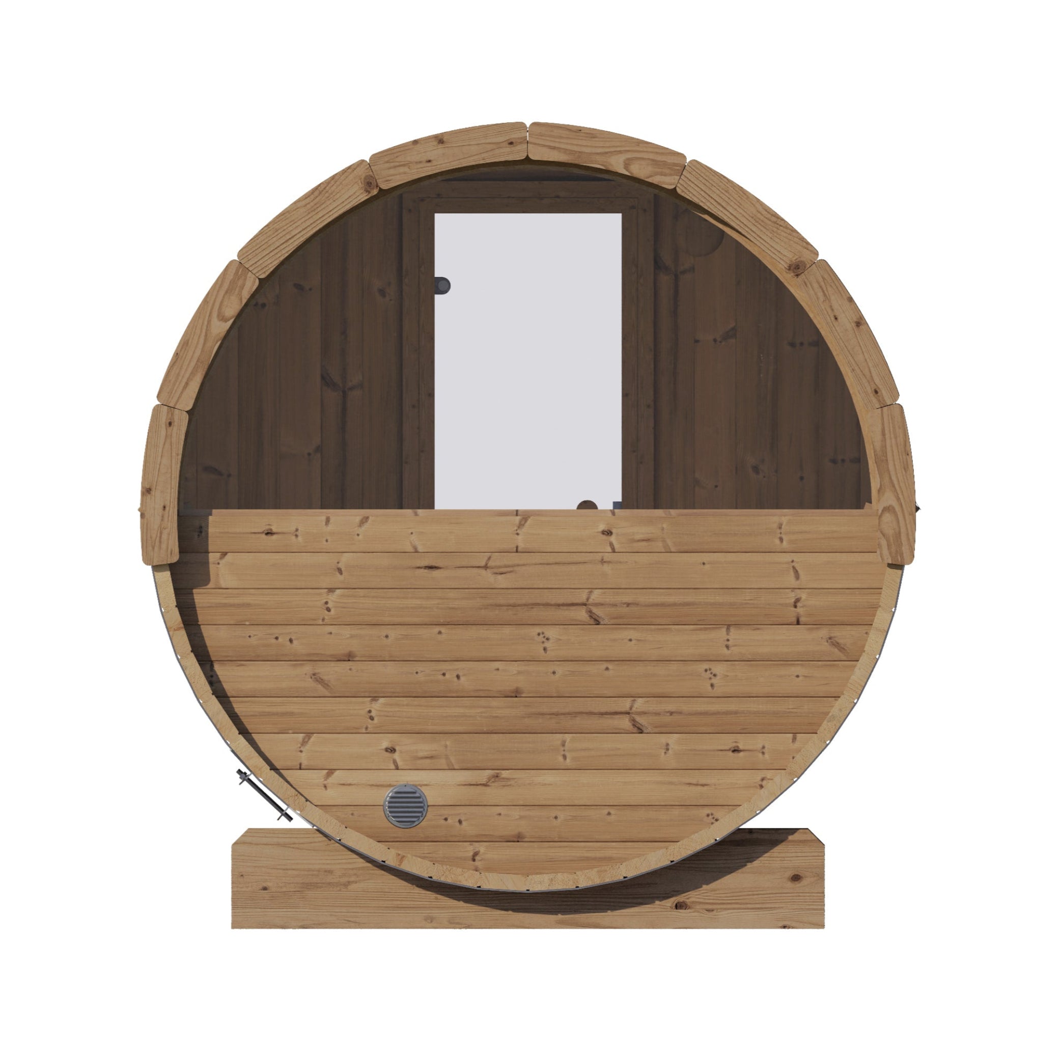 SaunaLife Model E6W 3 Person Sauna Barrel - Window
