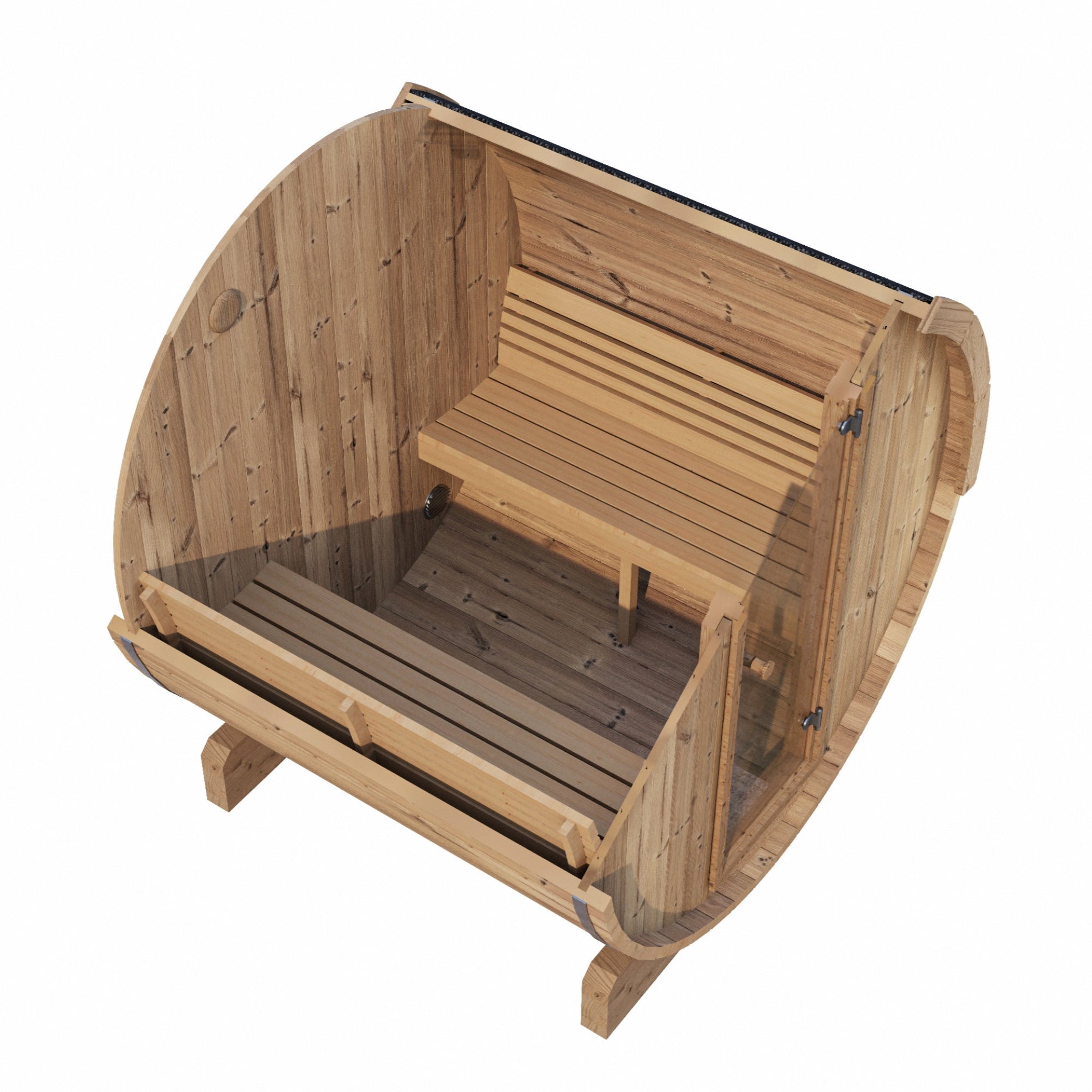 SaunaLife Model E7 4 Person Sauna Barrel