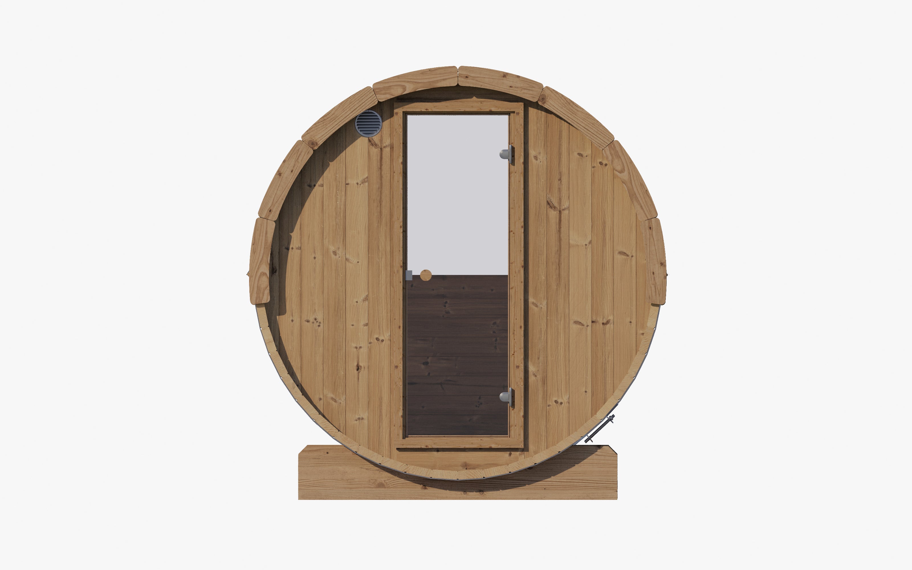 SaunaLife Model E7W 4 Person Sauna Barrel - Window