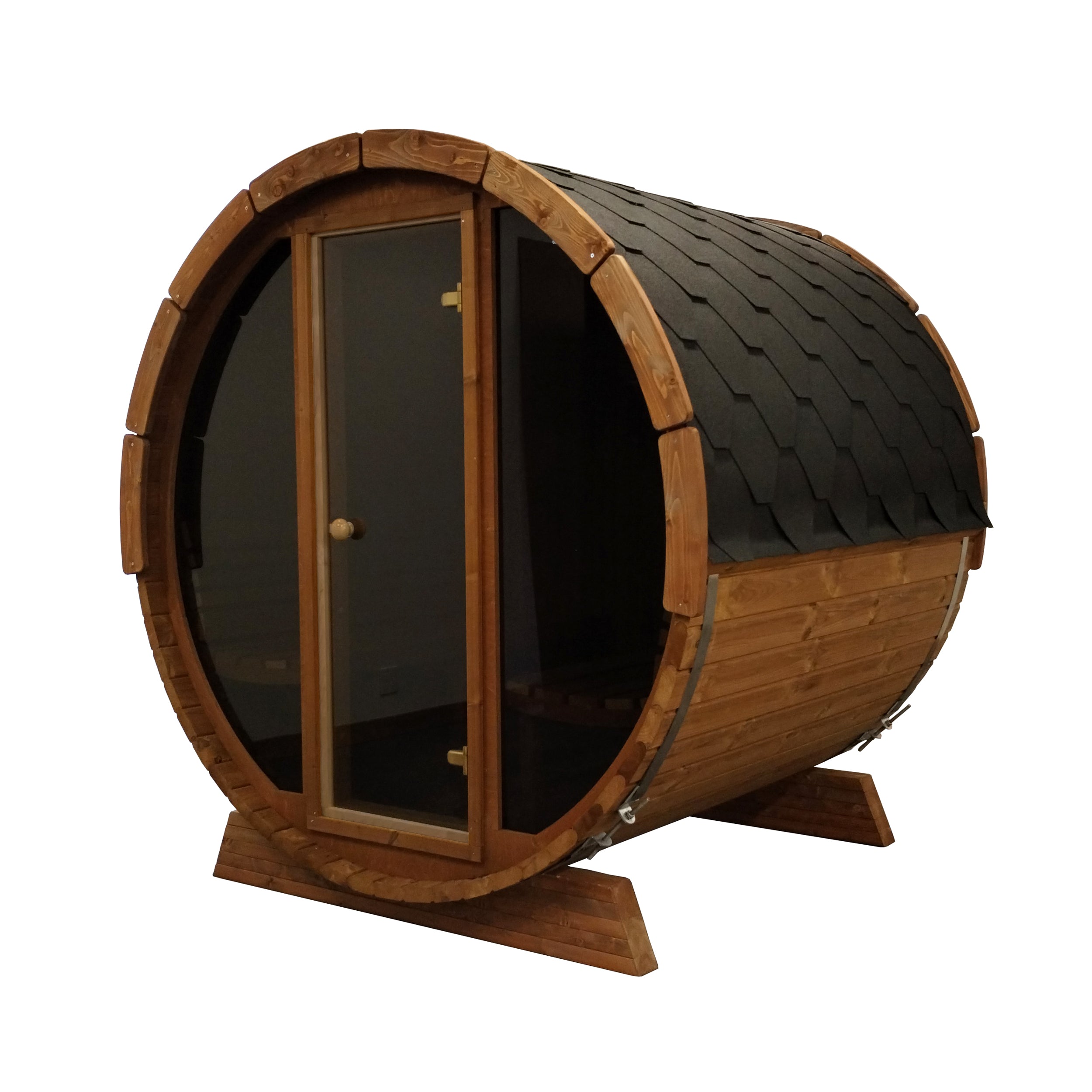 SaunaLife Model E7W 4 Person Sauna Barrel - Window