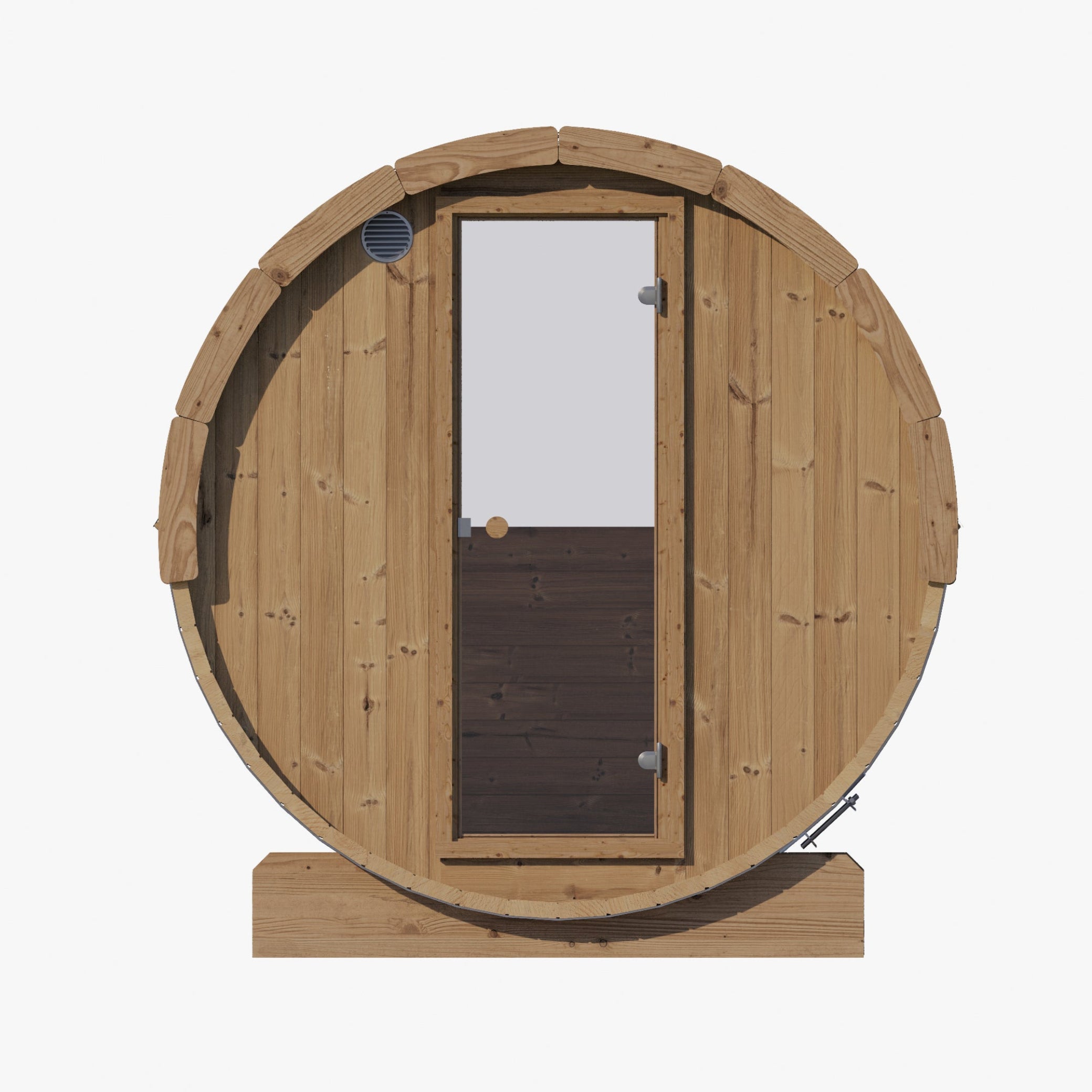 SaunaLife Model E8W 6 Person Sauna Barrel - Window