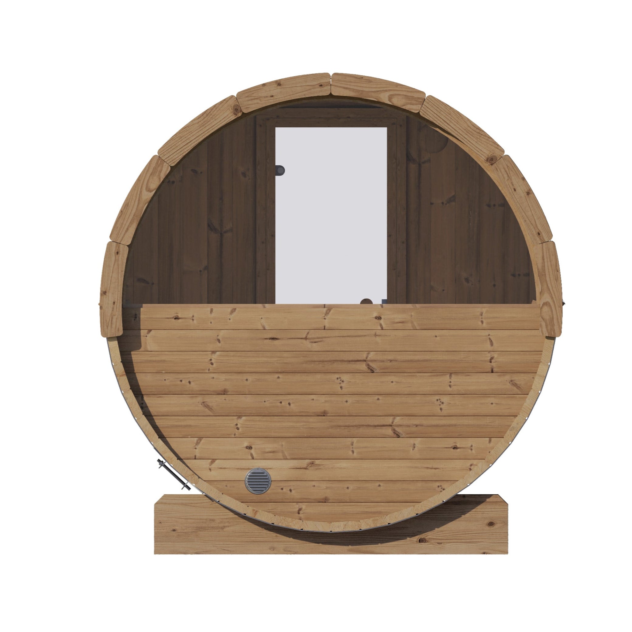 SaunaLife Model E8W 6 Person Sauna Barrel - Window