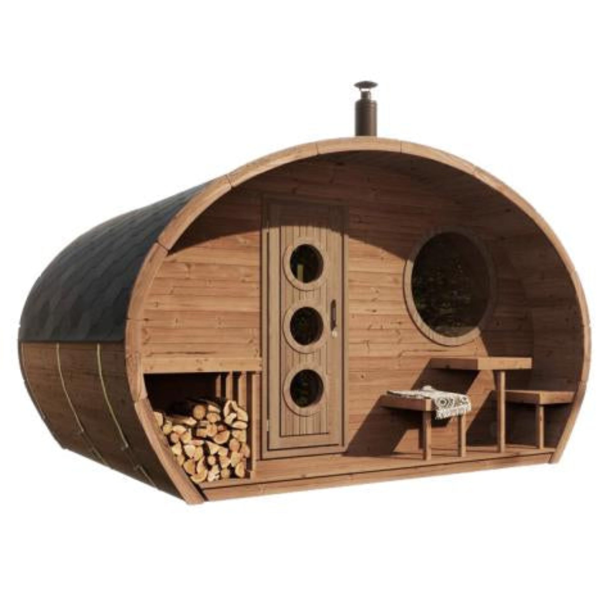 SaunaLife Model G11 8 Person Outdoor Sauna