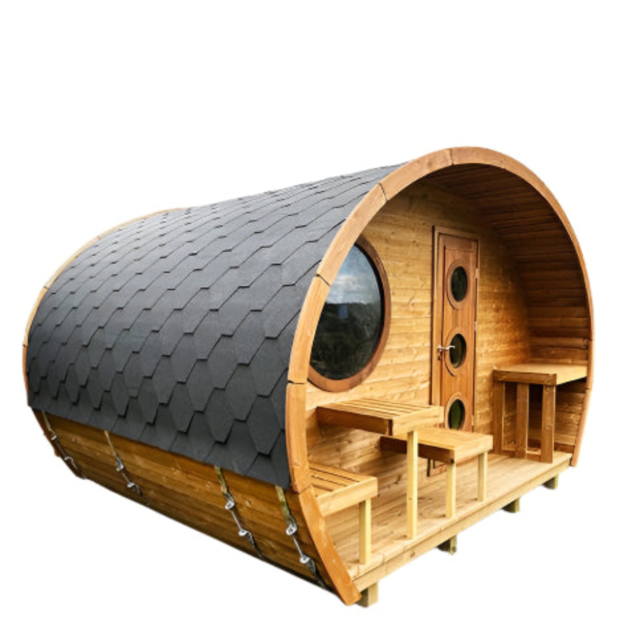 SaunaLife Model G11 8 Person Outdoor Sauna