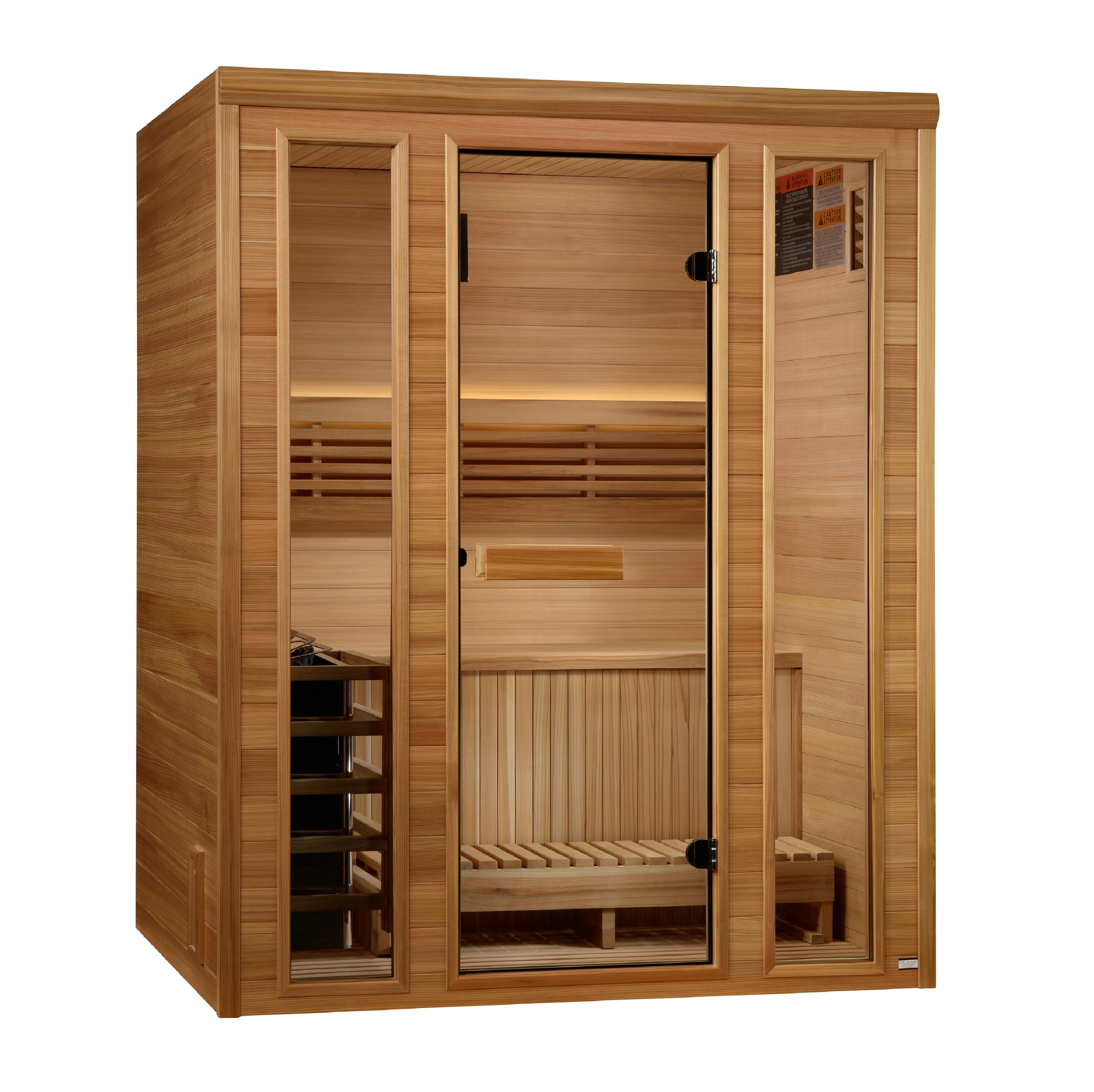 Golden Designs 2025 Andermatt 3 Person Traditional Steam Sauna (GDI-7030-01)