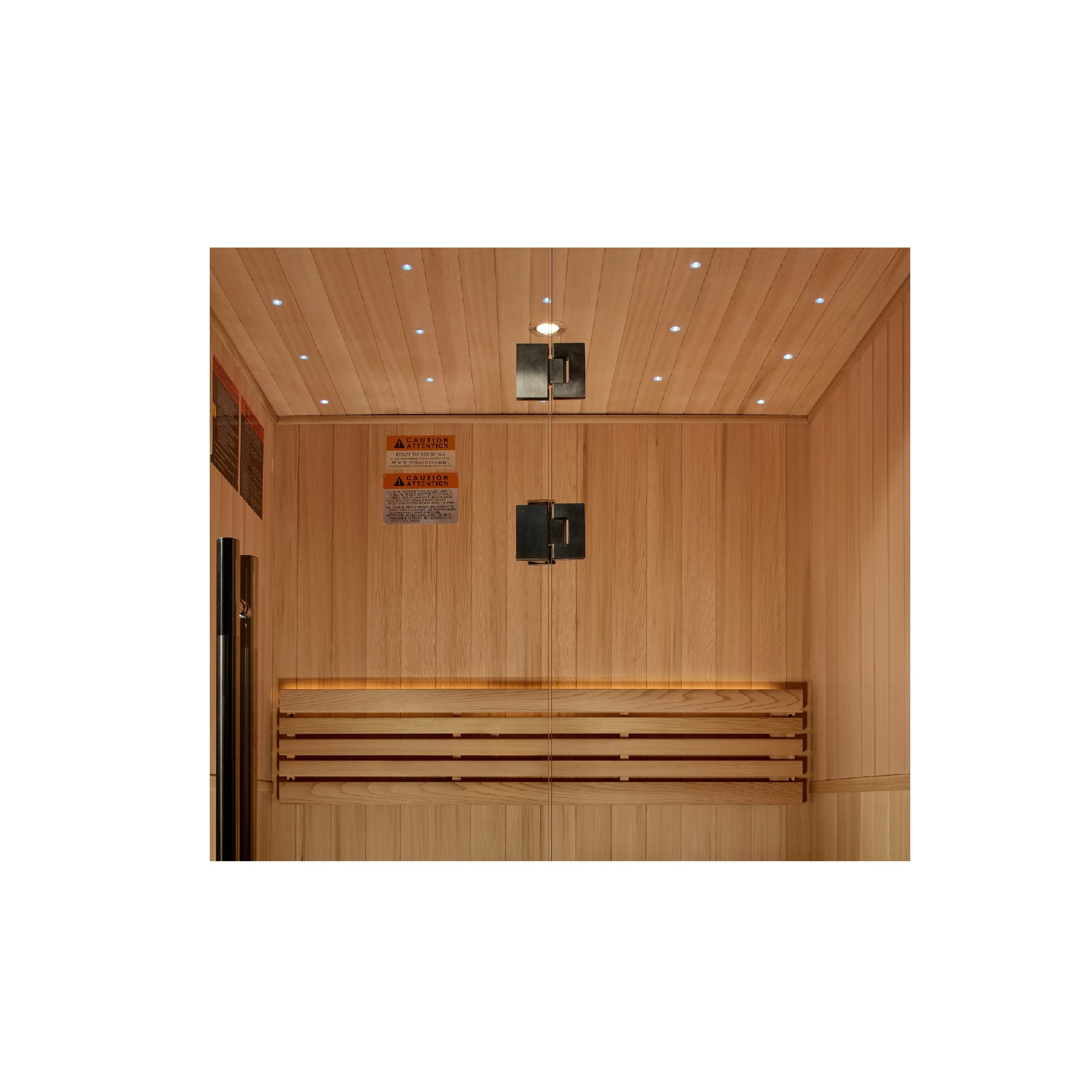 Golden Designs 2025 Updated Sundsvall 2 Person Traditional Sauna (GDI-7289-02)