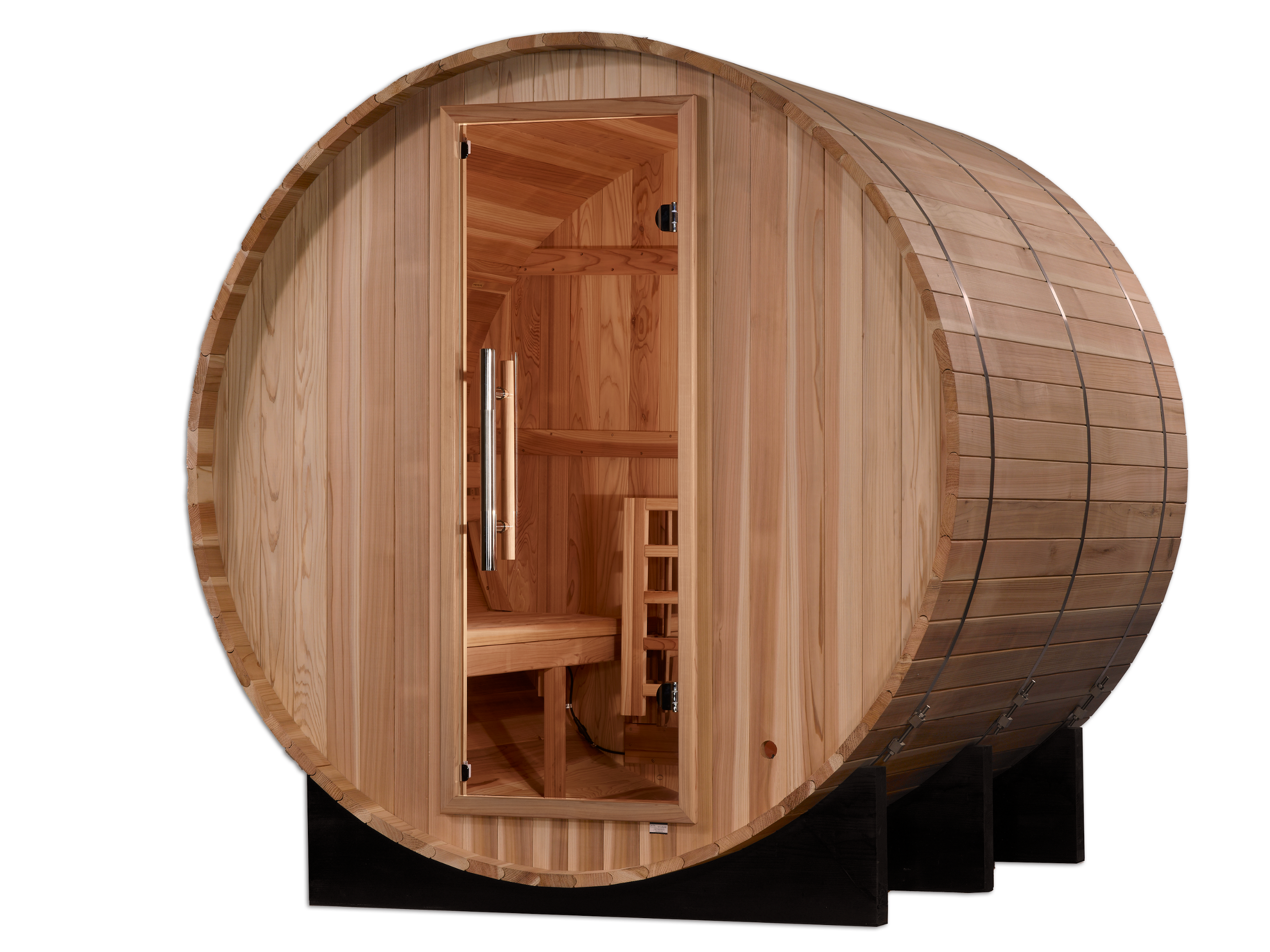 Golden Designs Arosa 4 Person Barrel Traditional Sauna (GDI-B004-01)