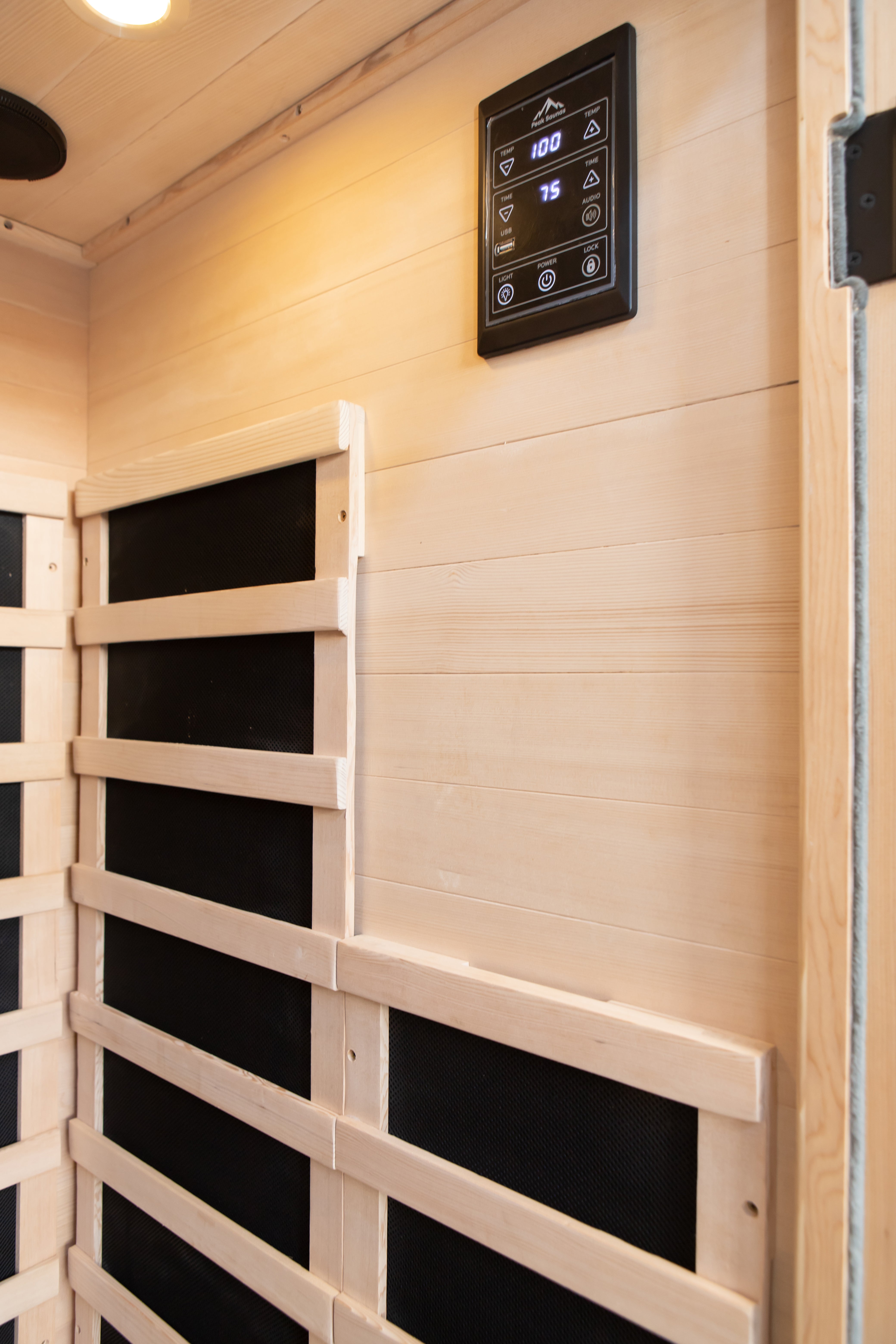 Peak Saunas Olympus 1-Person FAR Infrared Sauna with Smart WiFi App Control