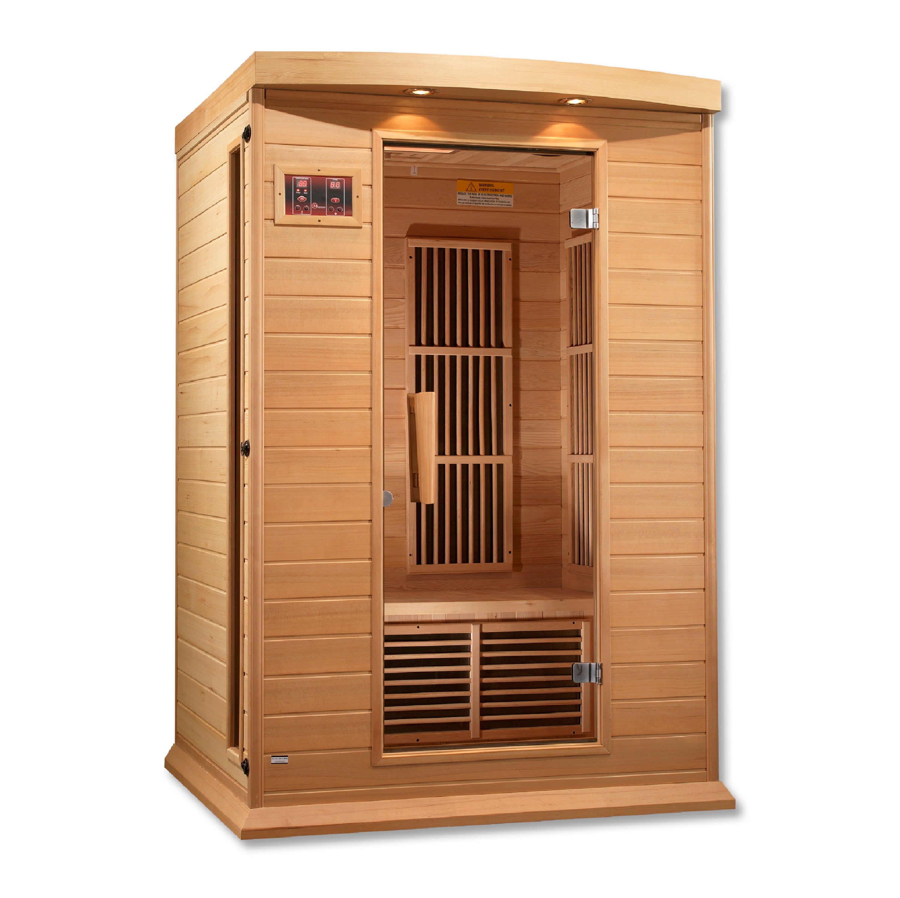 Golden Designs Maxxus 2 Person Low EMF FAR IR Sauna (MX-K206-01)