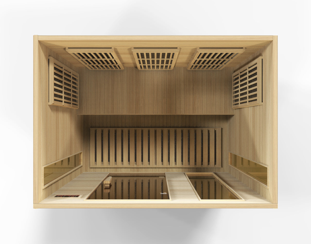 Golden Designs Maxxus 3 Person Low EMF FAR IR Sauna (MX-K306-01)