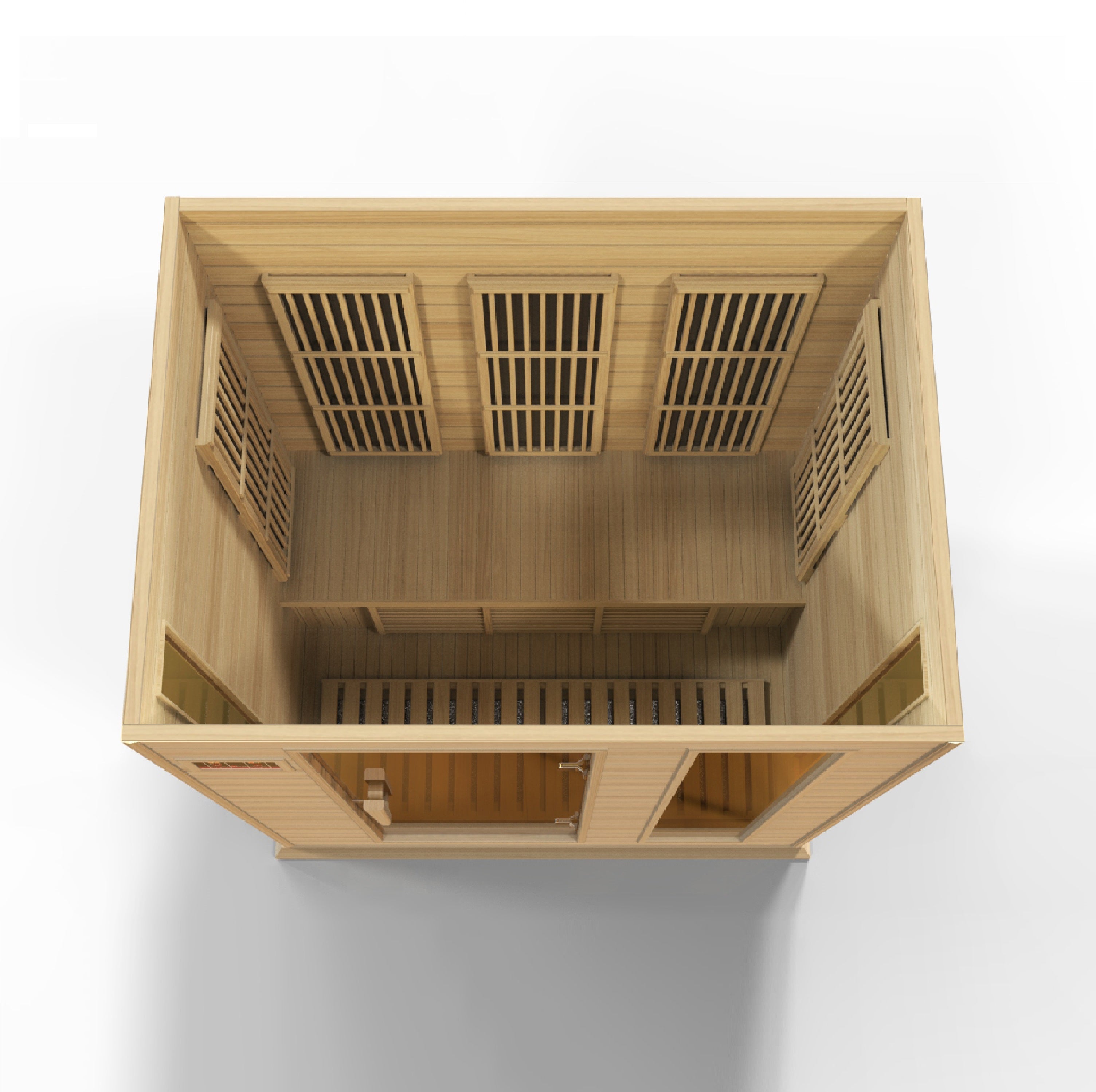 Golden Designs Maxxus 3 Person Low EMF FAR IR Sauna (MX-K306-01)