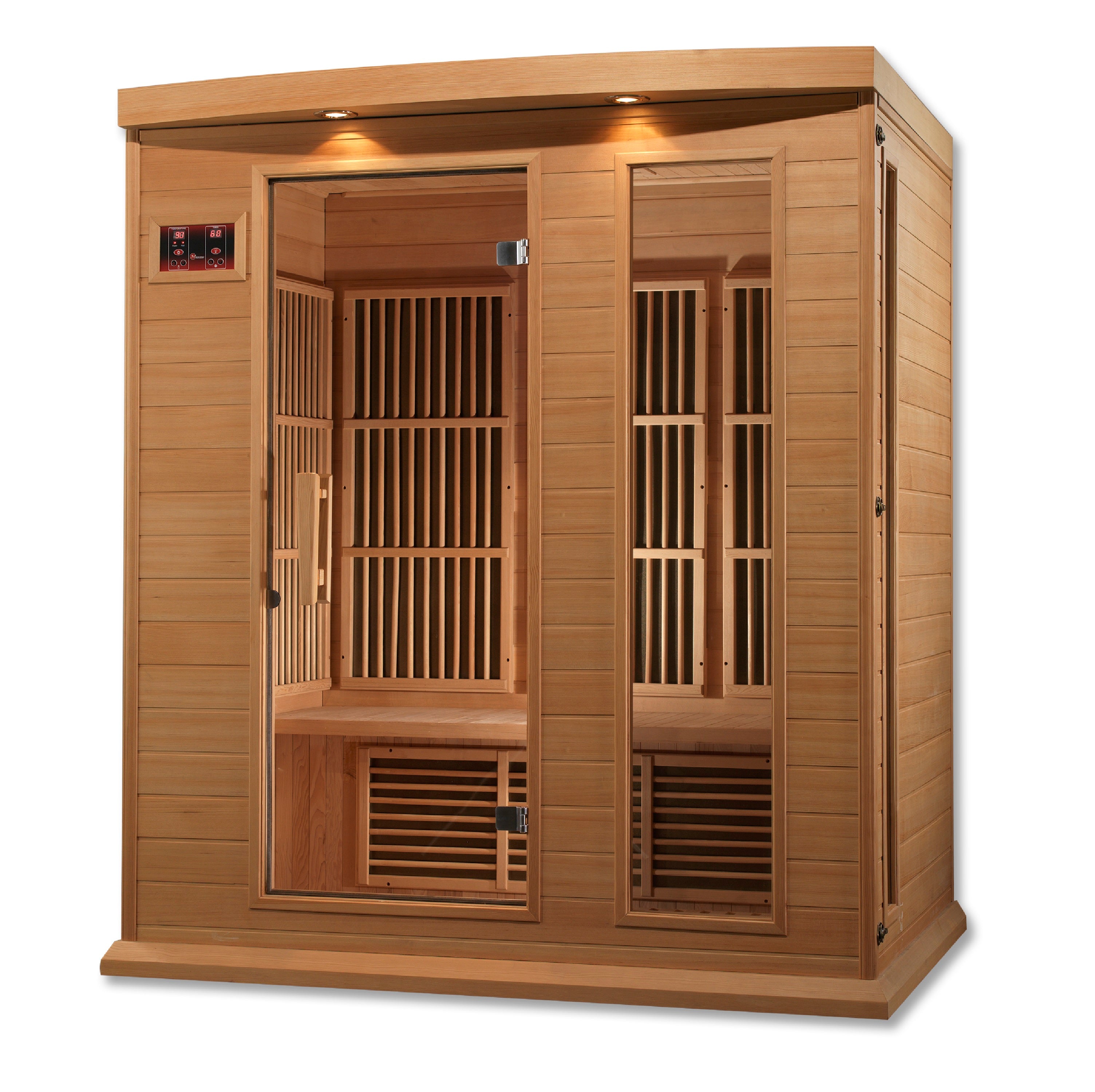 Golden Designs Maxxus 3 Person Low EMF FAR IR Sauna (MX-K306-01)