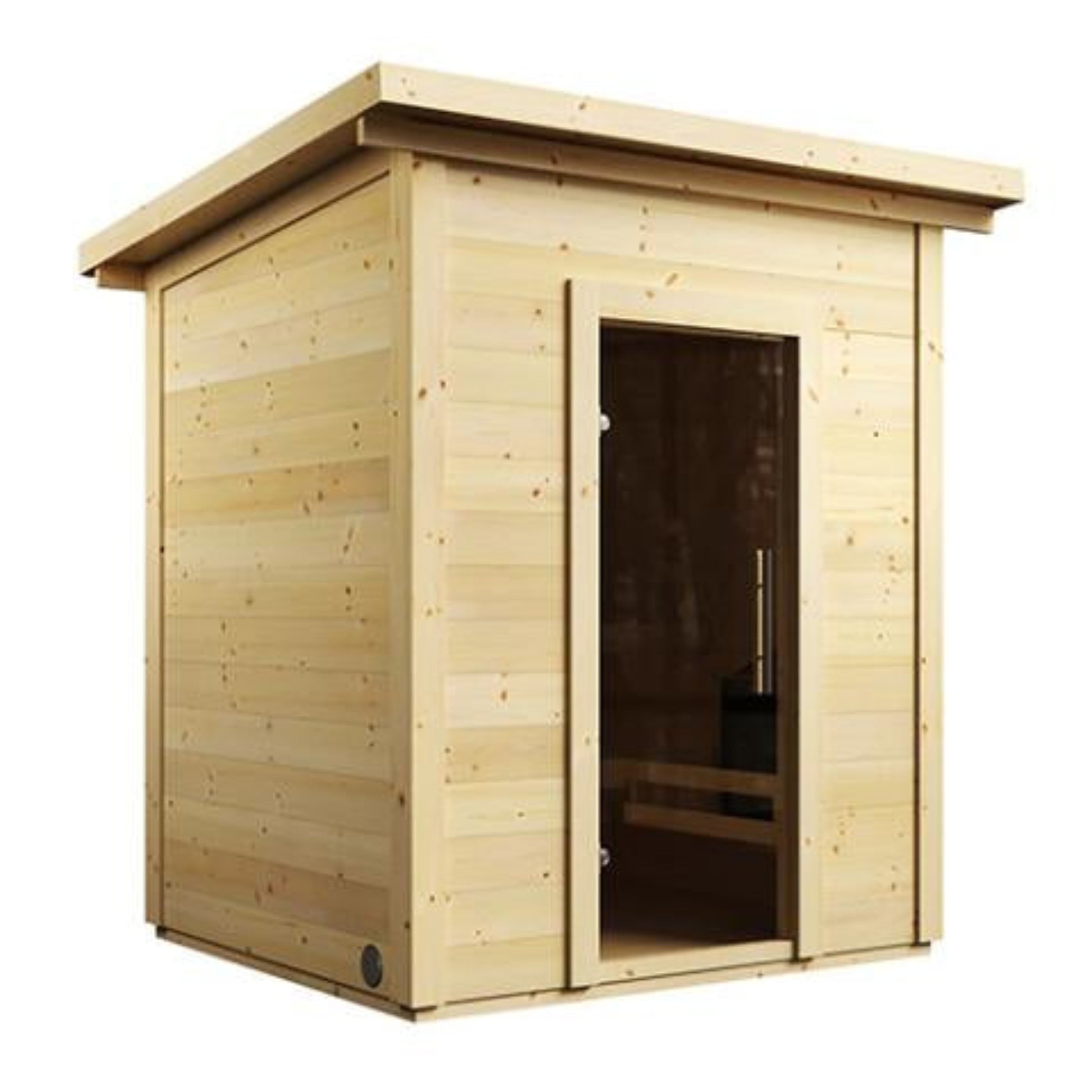 SaunaLife Model G2 4 Person Outdoor Home Sauna Kit