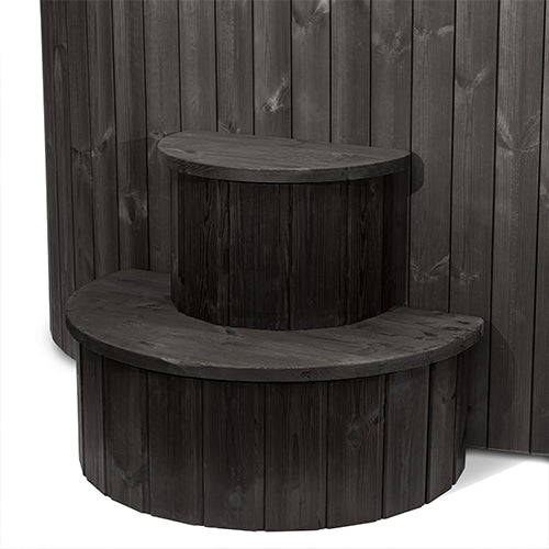 SaunaLife Model S2B Soak Series Home Cold/Hot Immersion Tub | Black Color, Up to 2 Persons