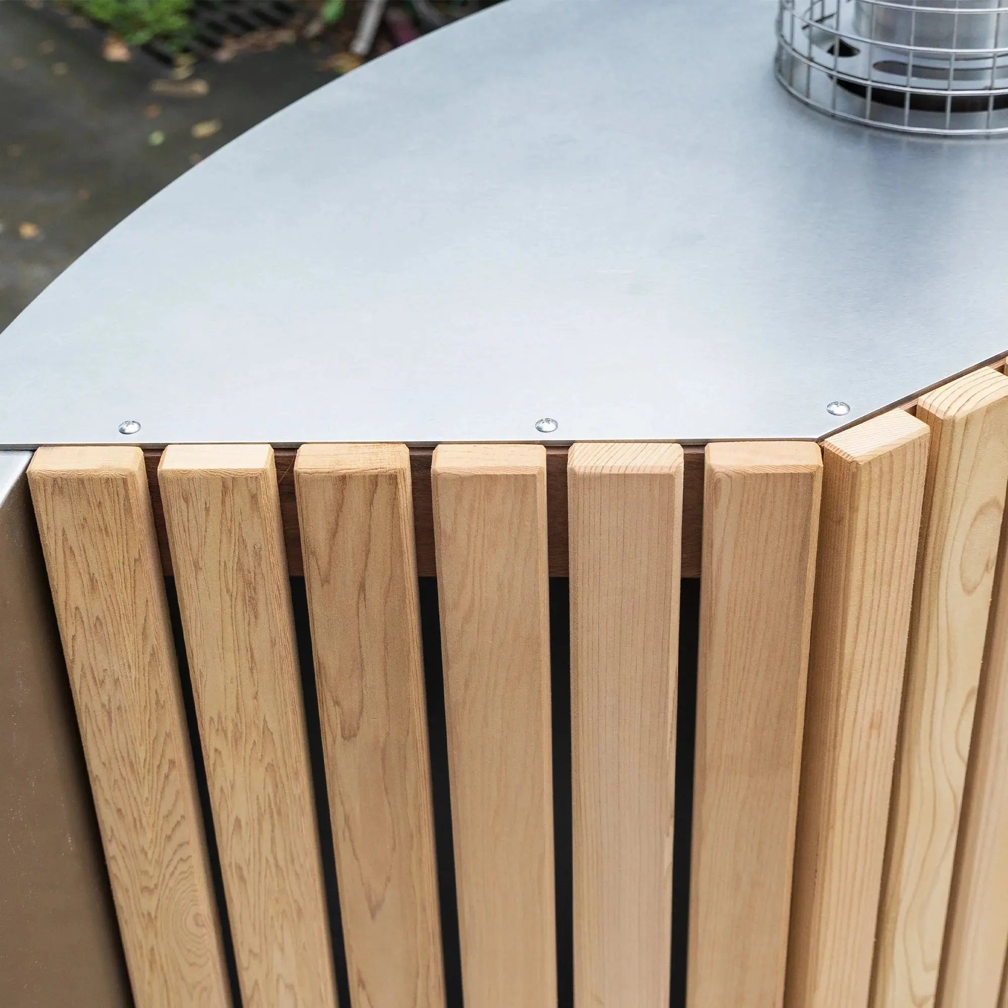 Luxury Wood-Fired Hot Tub for Backyard | Red Cedar & Spruce