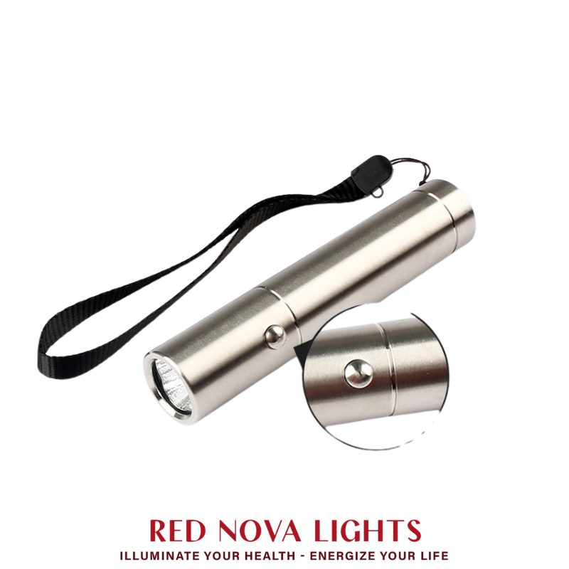 Portable Red Light Therapy Flashlight β Handheld LED Device with 630nm, 660nm & 850nm