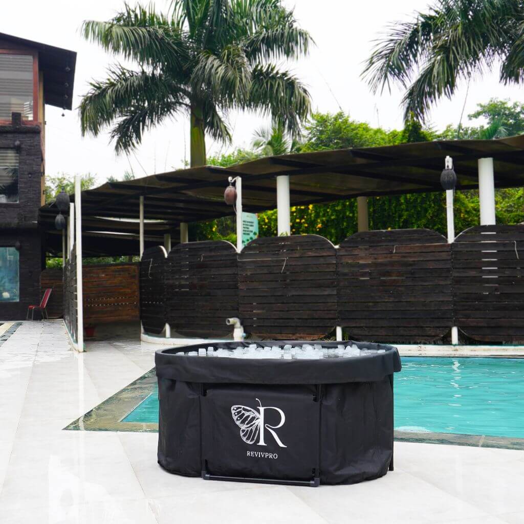 Portable Oval Ice Bath Tub X with Extra Length - Water Chiller Compatible Cold Plunge