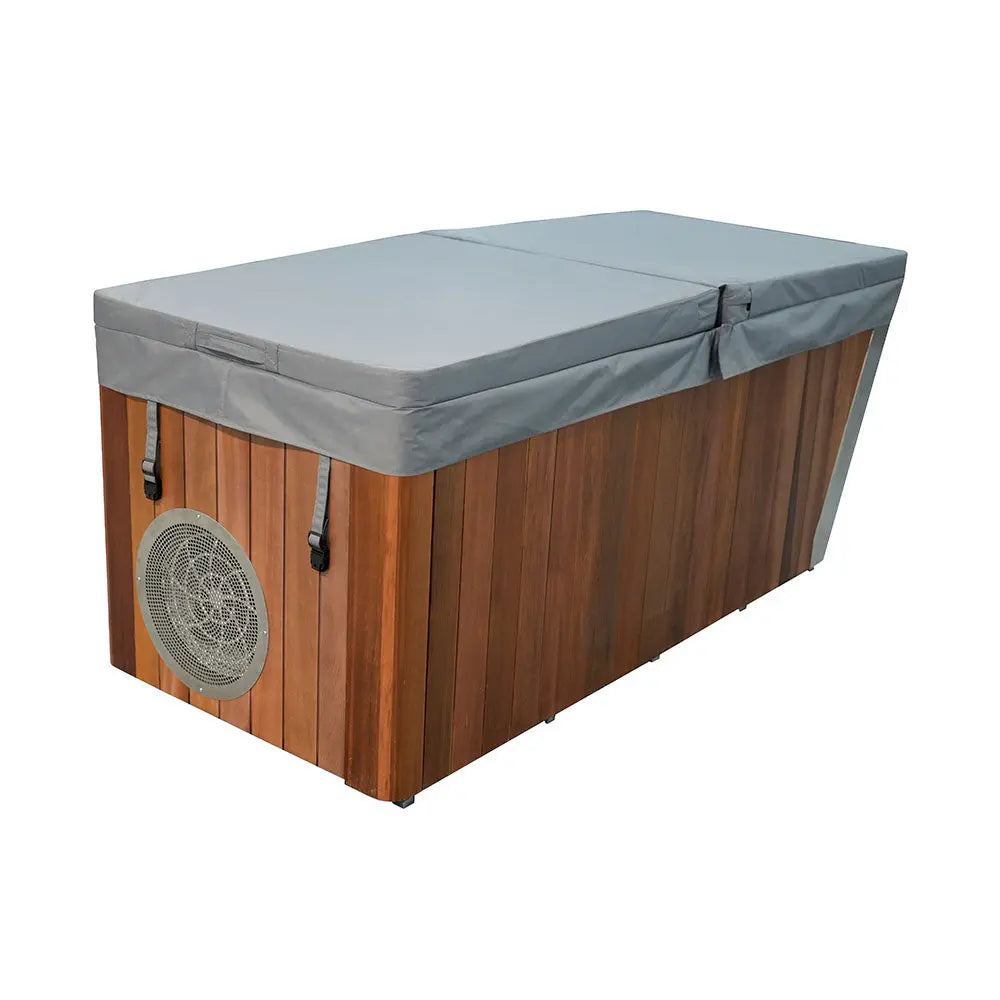 Wooden All-in-One Ice Tub – Cold Plunge Bath with Chiller for Recovery & Wellness