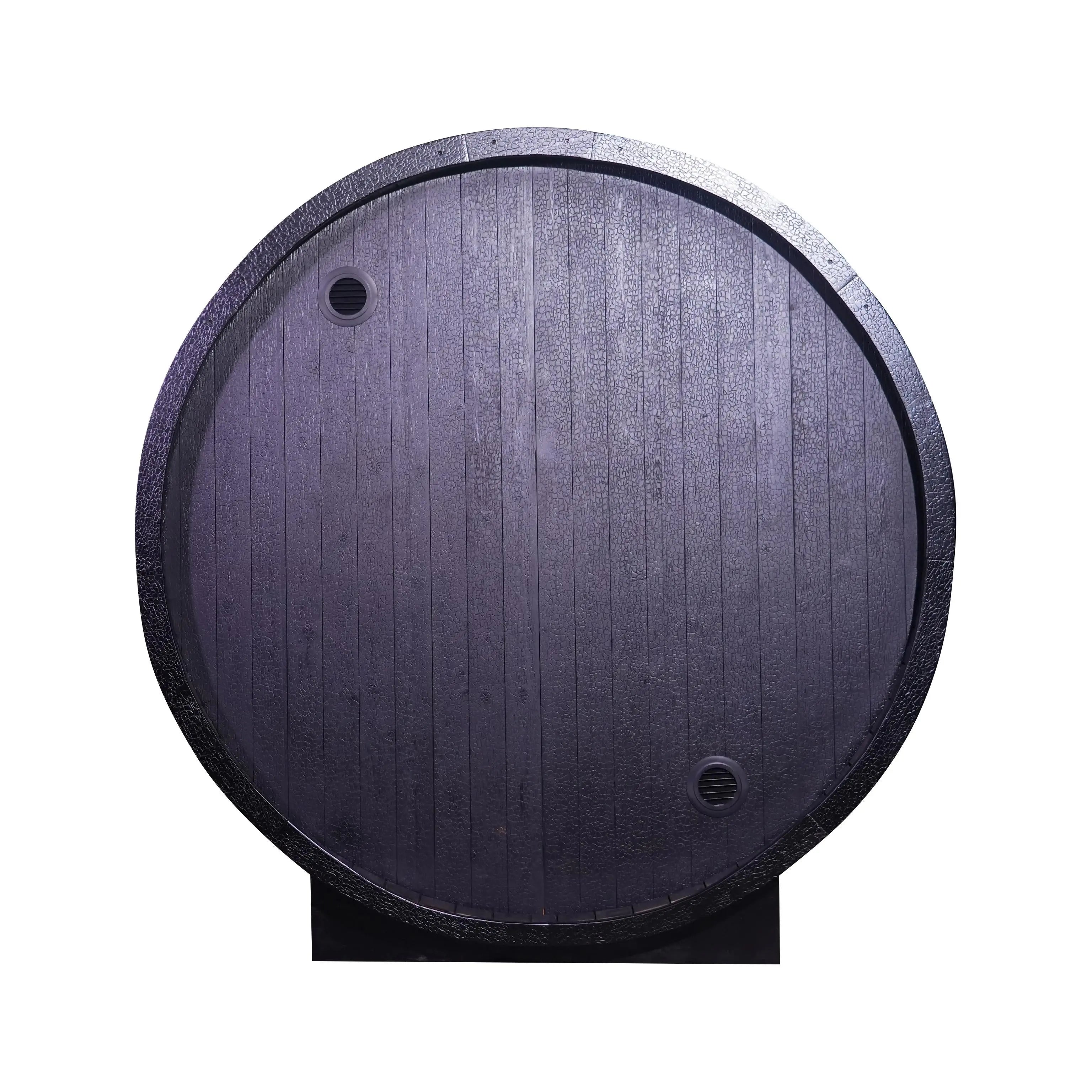 Anyi-6 Outdoor Sauna – Carbonized Spruce Wood | Durable 2-Person Home Wellness