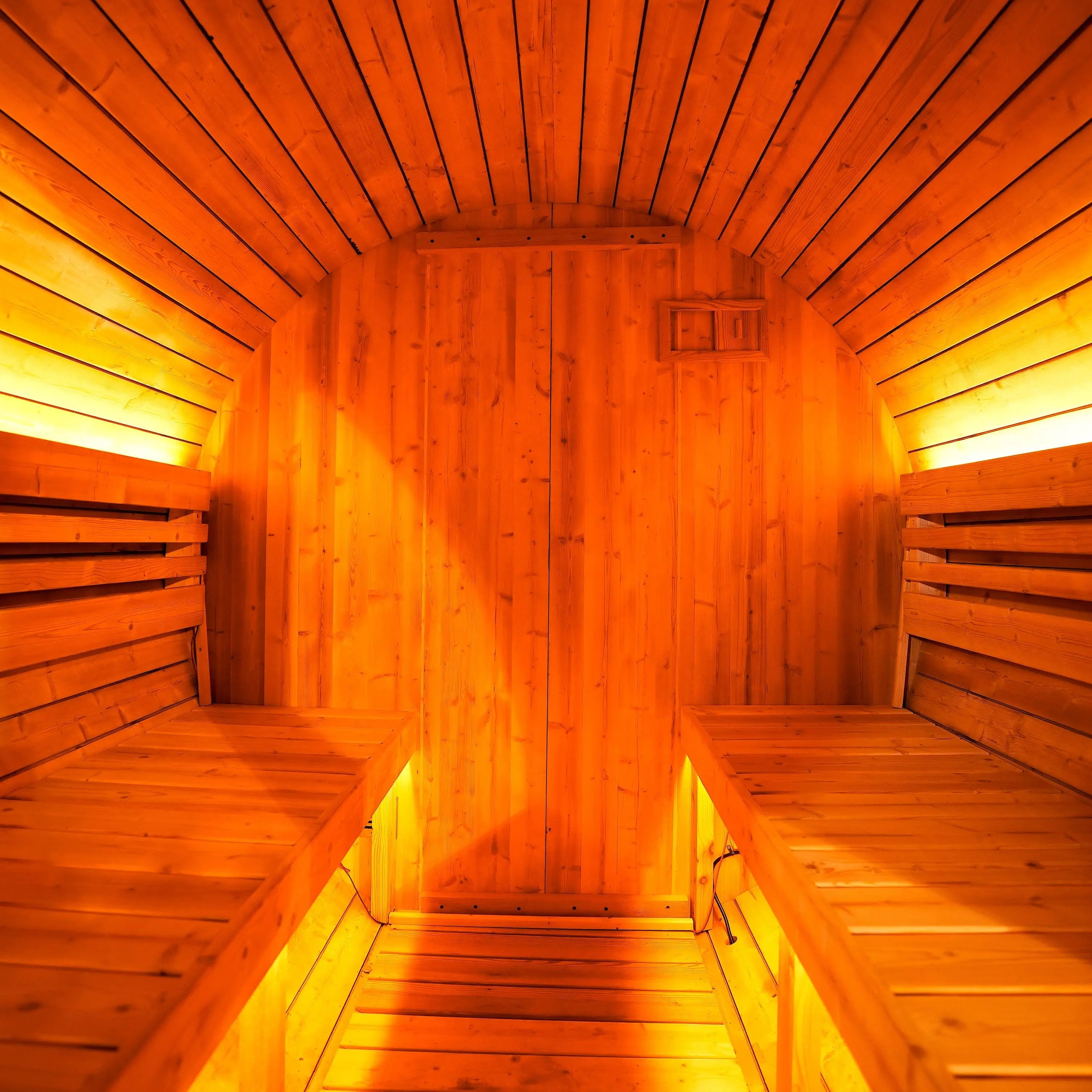 Anyi-6 Outdoor Sauna – Carbonized Spruce Wood | Durable 2-Person Home Wellness