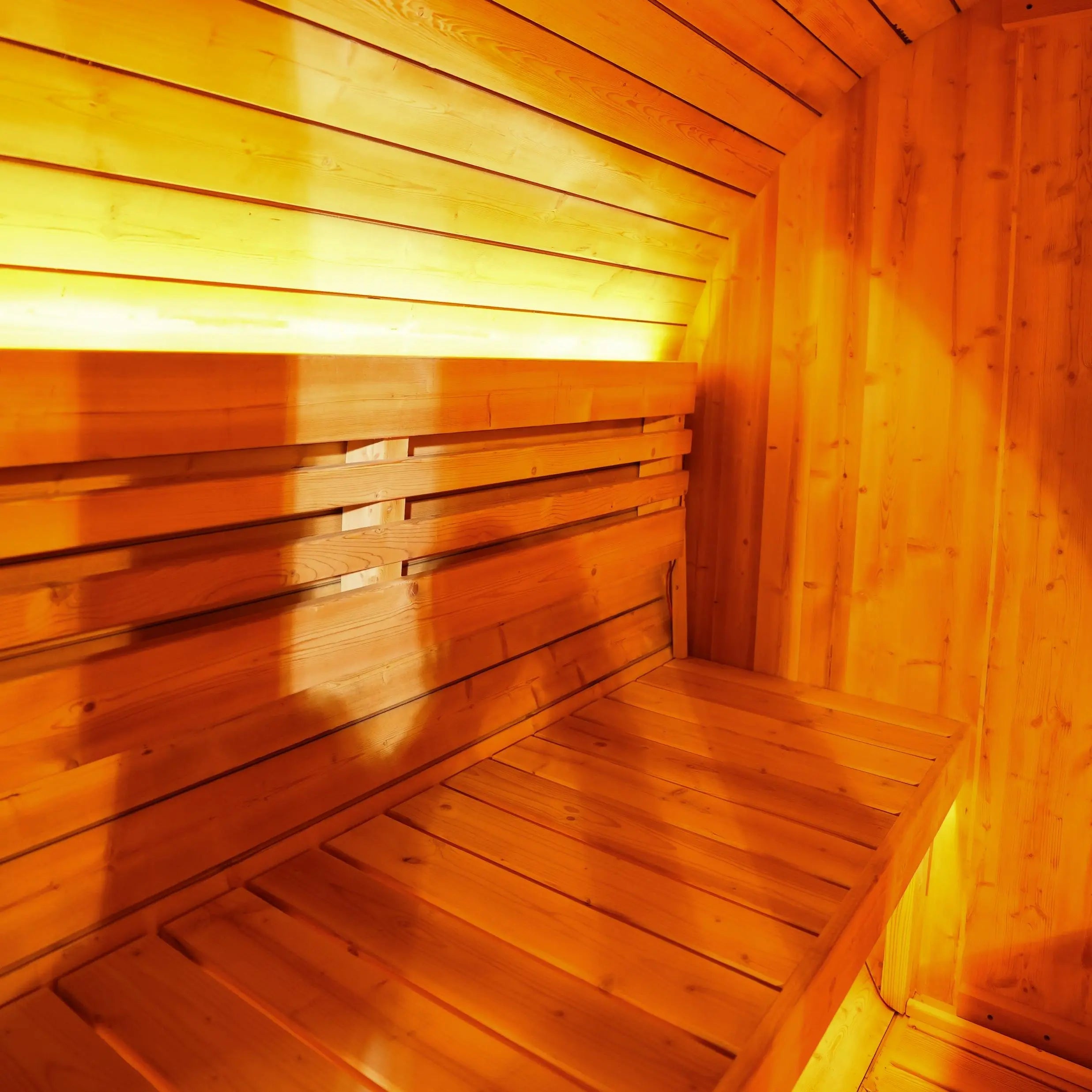 Anyi-6 Outdoor Sauna – Carbonized Spruce Wood | Durable 2-Person Home Wellness