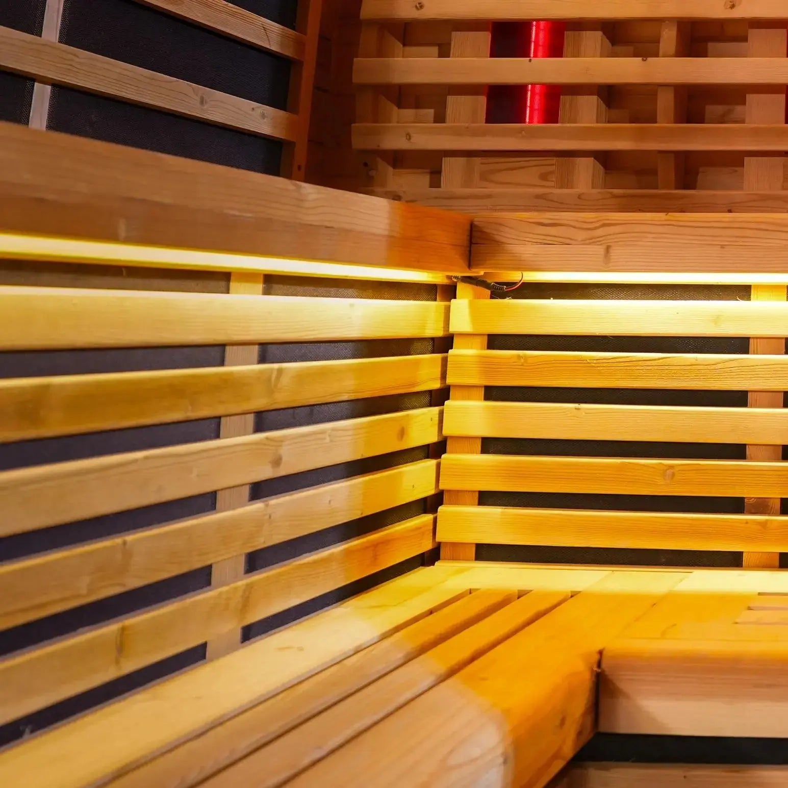 Anyi-9 Square Infrared Sauna – Carbonized Spruce