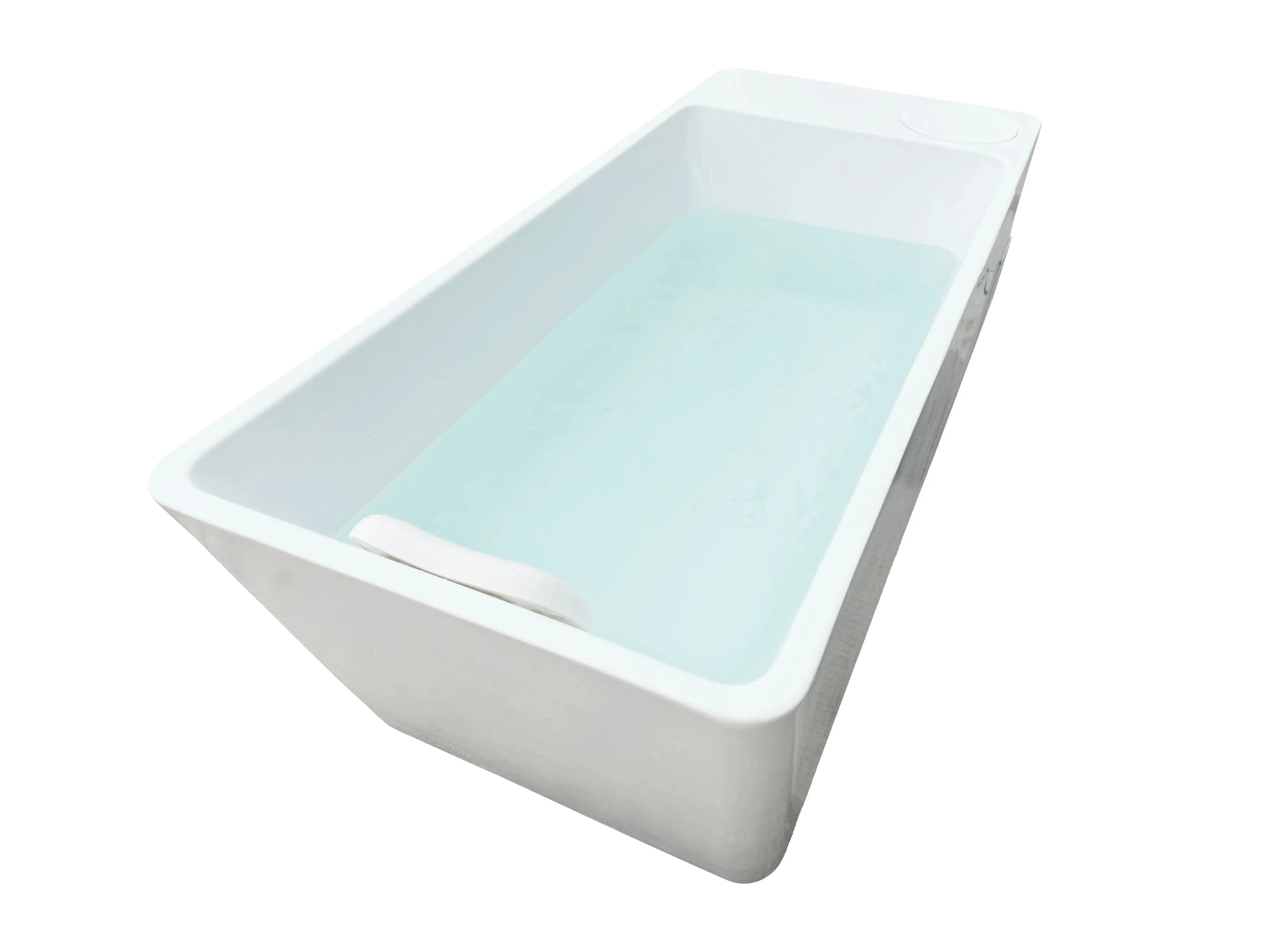 Anyi Acrylic ICE TUB – Single Person Cold Plunge Tub with Ice Bath Chiller for Recovery & Wellness