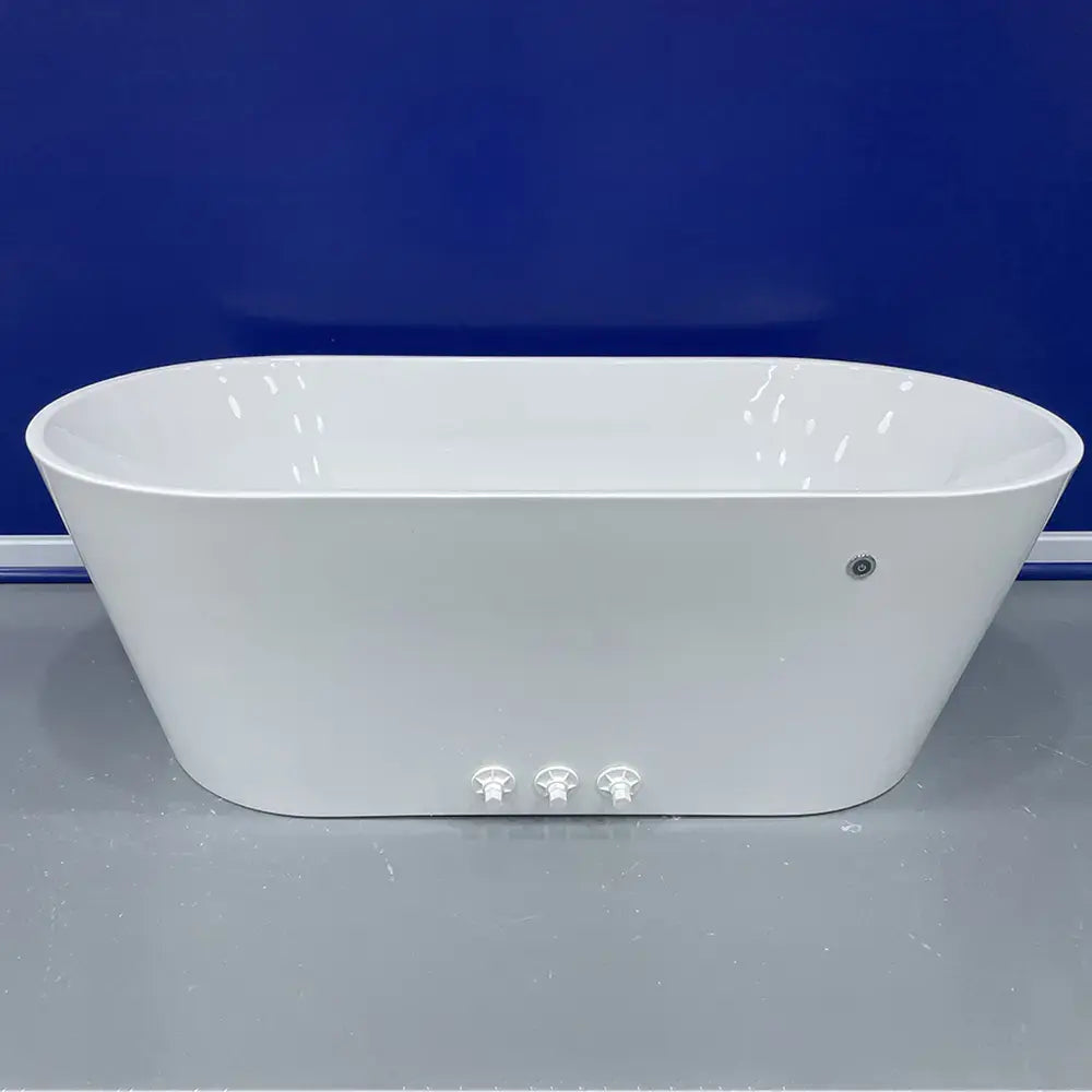 ICE TUB – 1-Person Oval Acrylic Cold Plunge Tub with Chiller for Recovery & Thermal Contrast Therapy