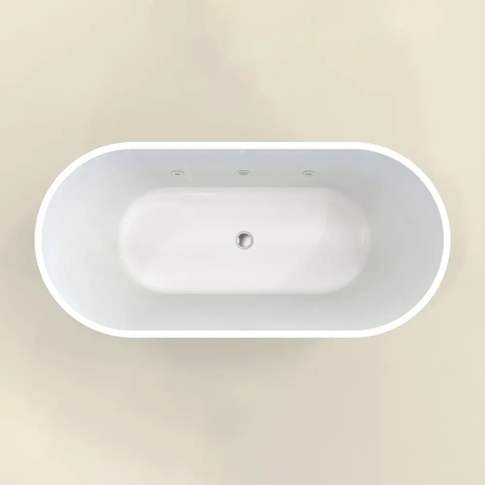 ICE TUB – 1-Person Oval Acrylic Cold Plunge Tub with Chiller for Recovery & Thermal Contrast Therapy