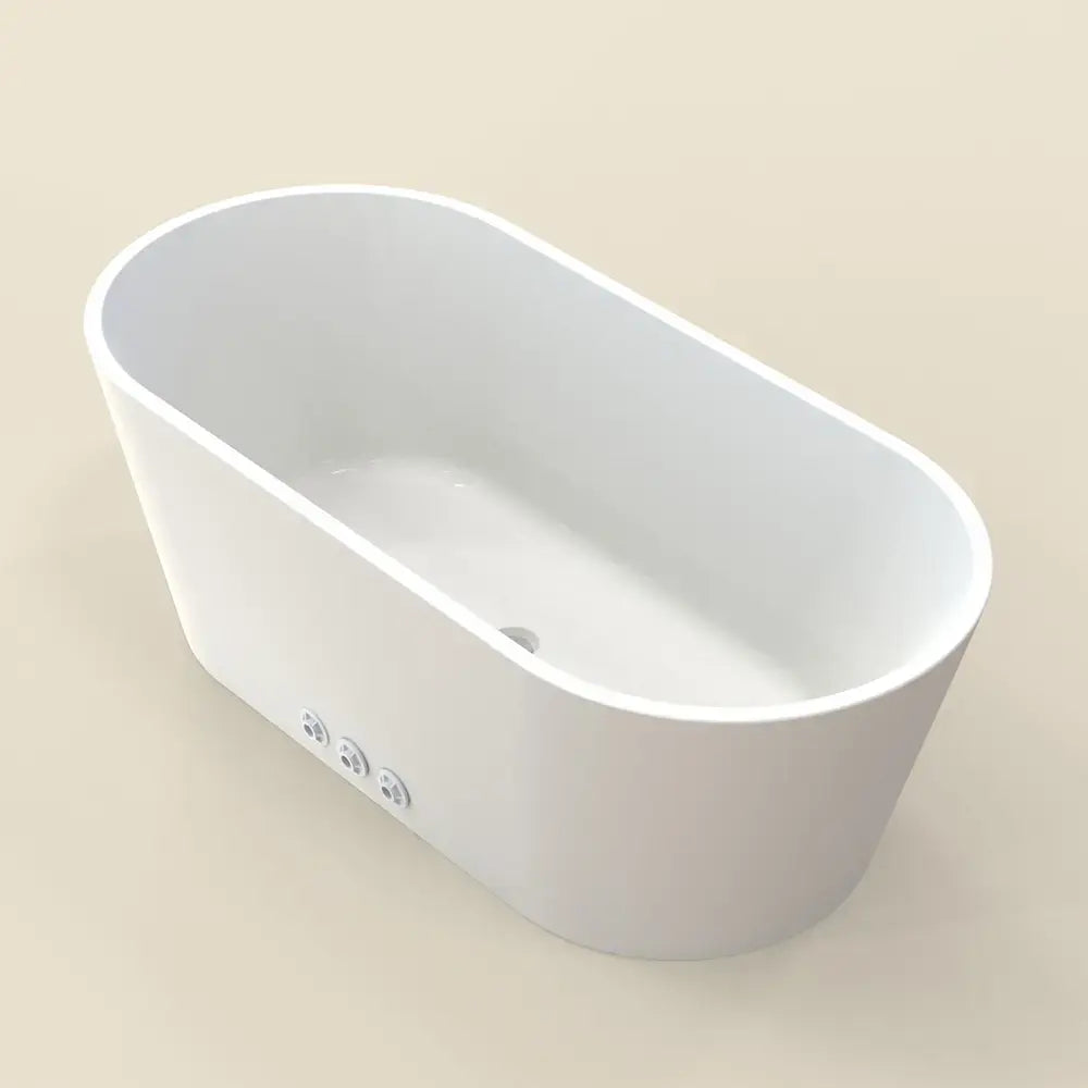 ICE TUB – 1-Person Oval Acrylic Cold Plunge Tub with Chiller for Recovery & Thermal Contrast Therapy