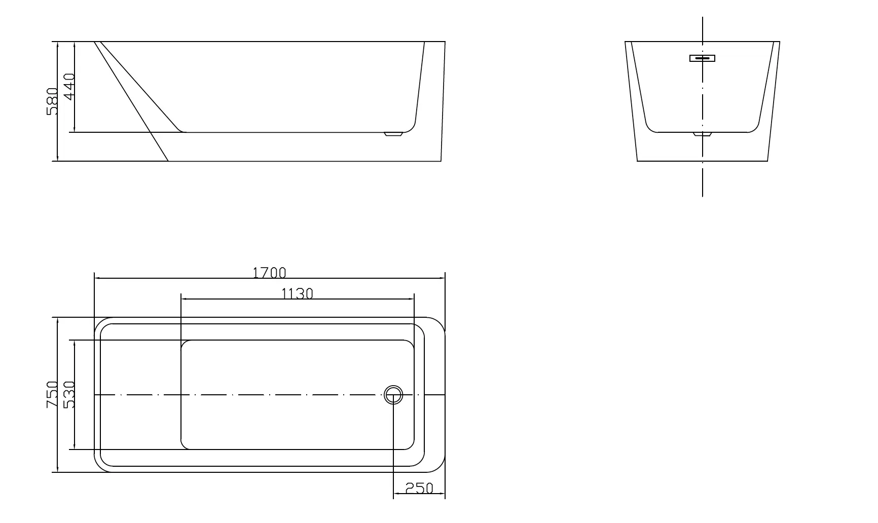 ICE TUB – Rectangular Acrylic Cold Plunge Tub with Chiller for Recovery & Thermal Contrast Therapy