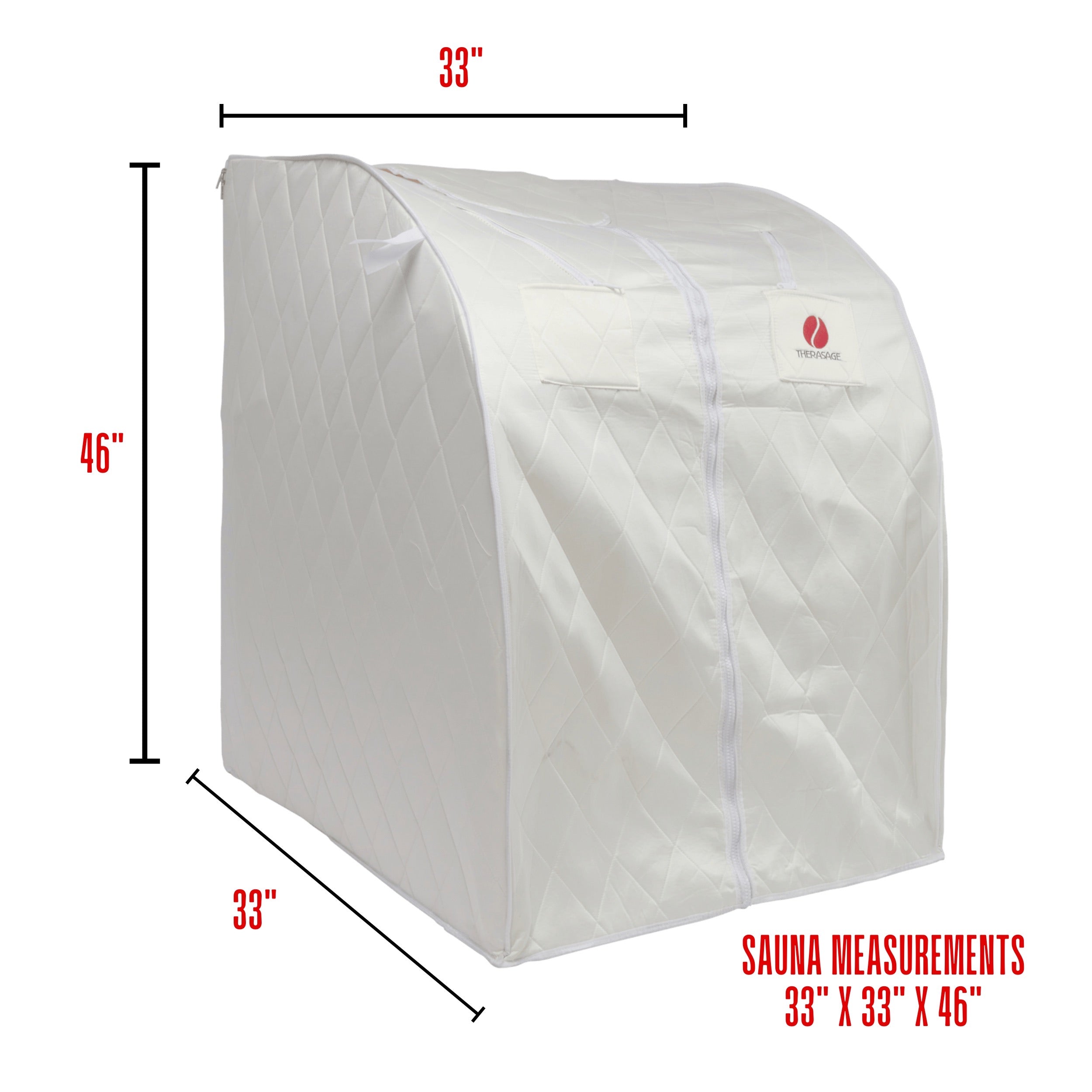 Thera360 PLUS Personal Sauna (White)