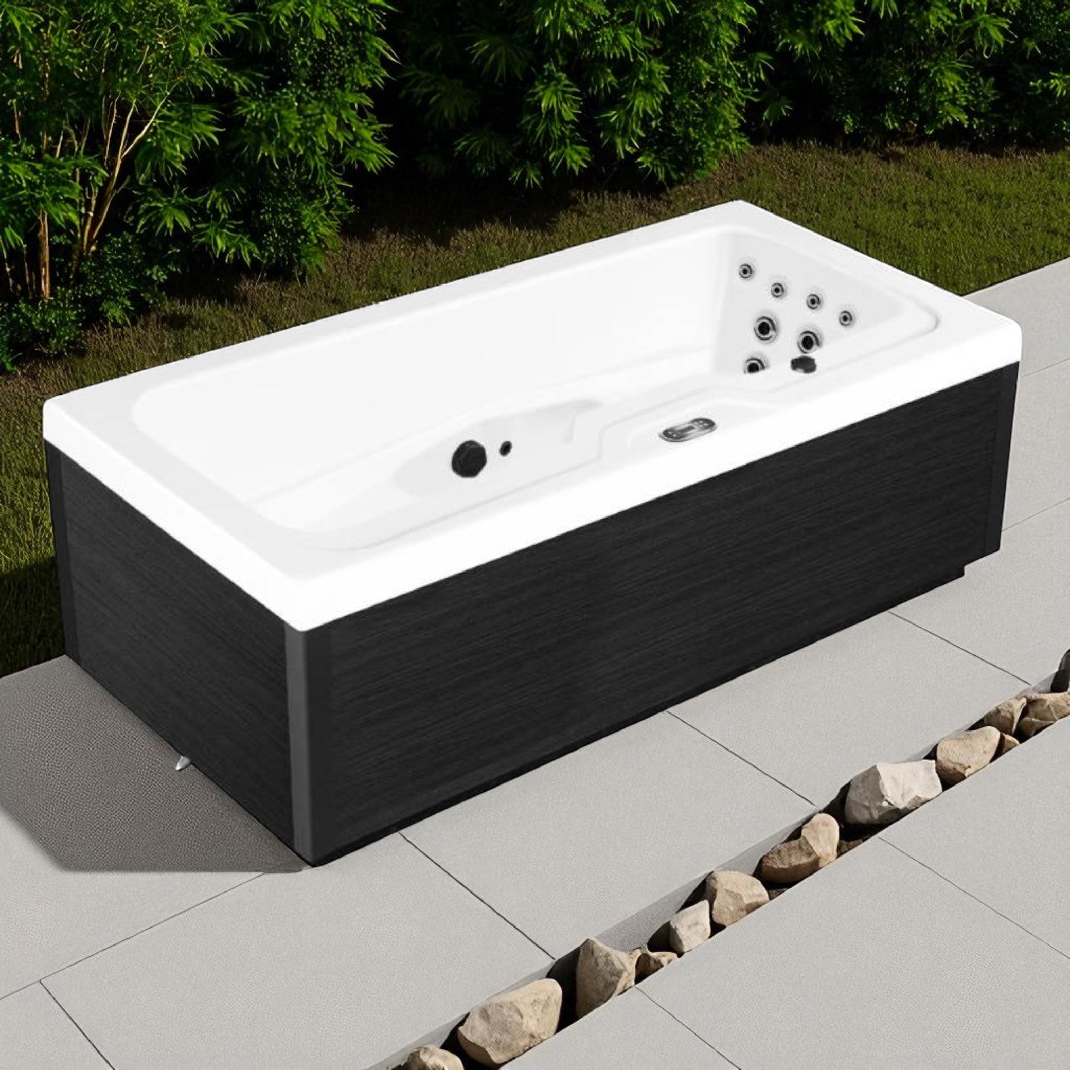 Icelandic Fire Hatteras Grey Hot Tub