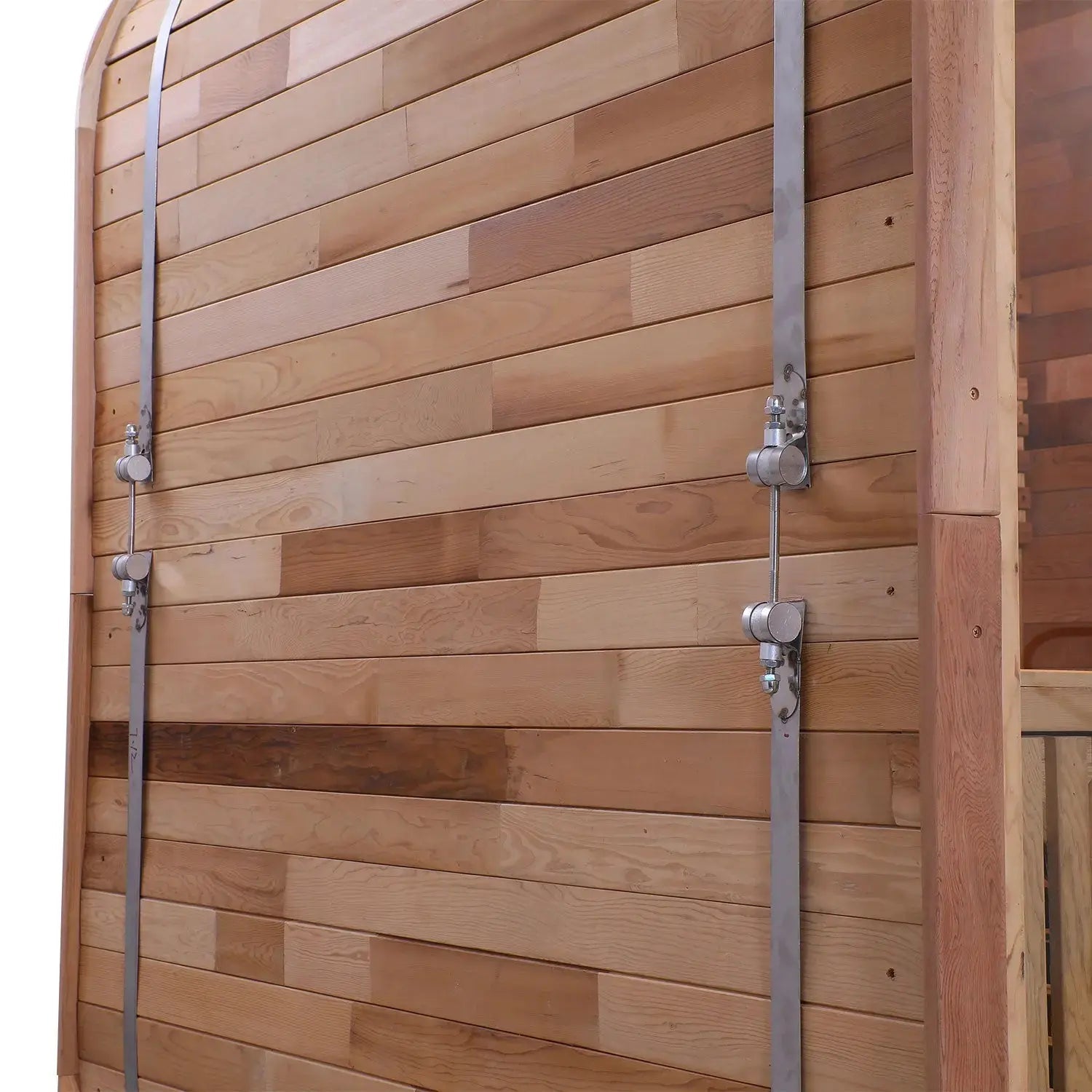 4–6 Person Traditional Red Cedar Sauna – Outdoor Steam Sauna with 9kW Heater