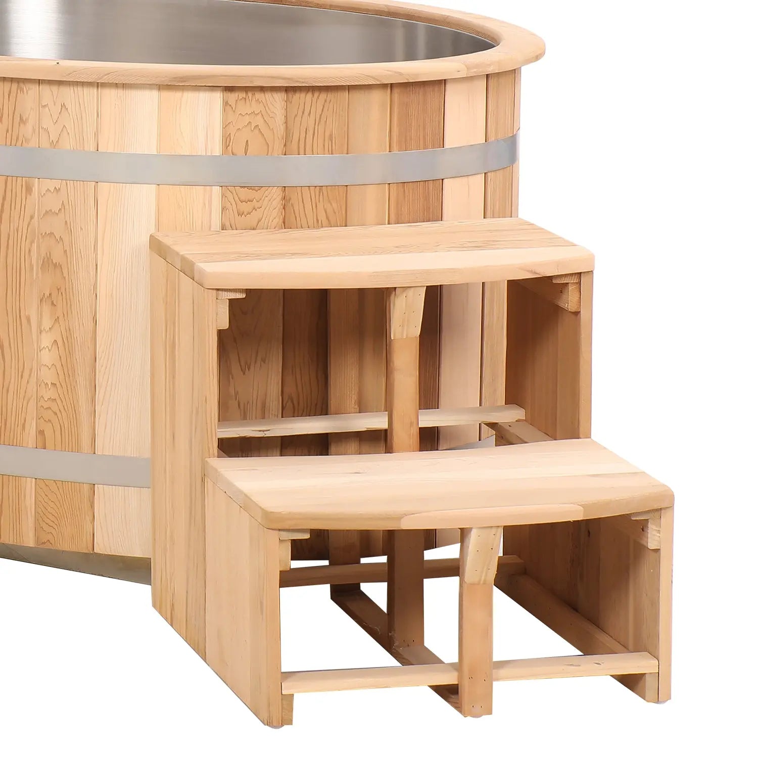 ICE TUB – 2-Person Oval Cold Plunge for Recovery & Wellness, Red Cedar Ice Bath with Chiller